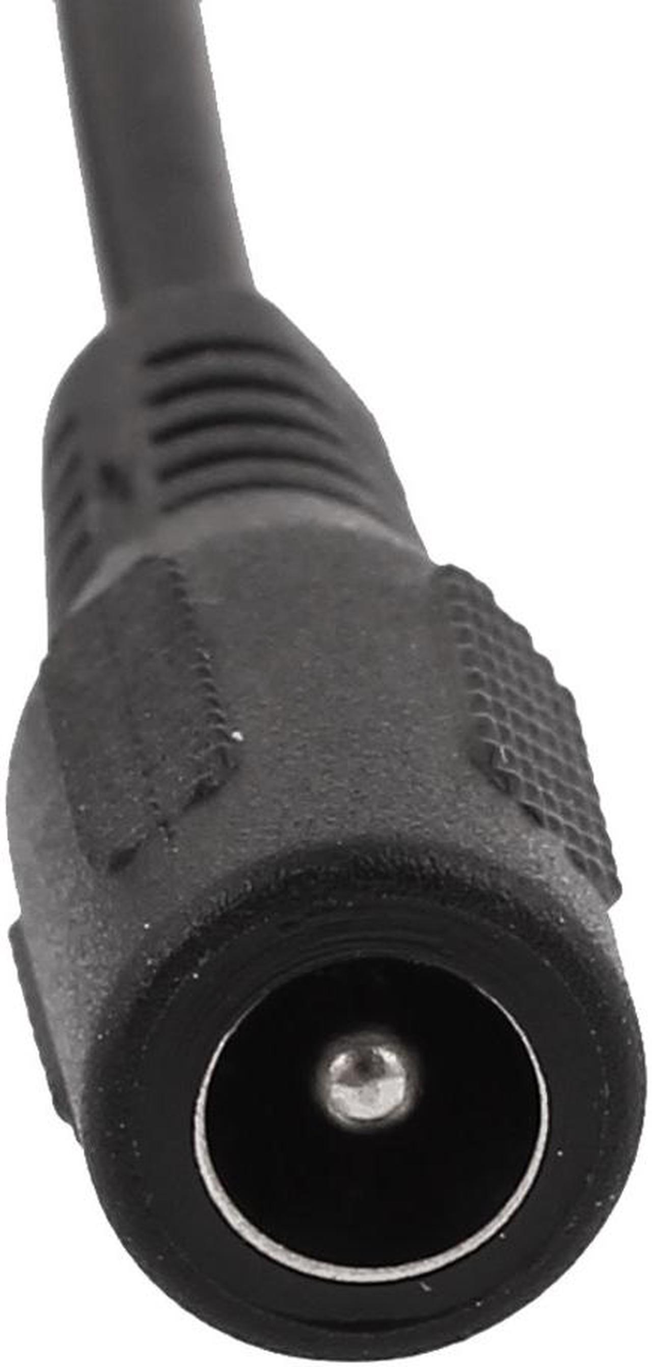Alt view image 2 of 3 - 3 Pcs 2.1 x 5.5mm Male Female DC Power Cable 1M Length Black Extension Cable