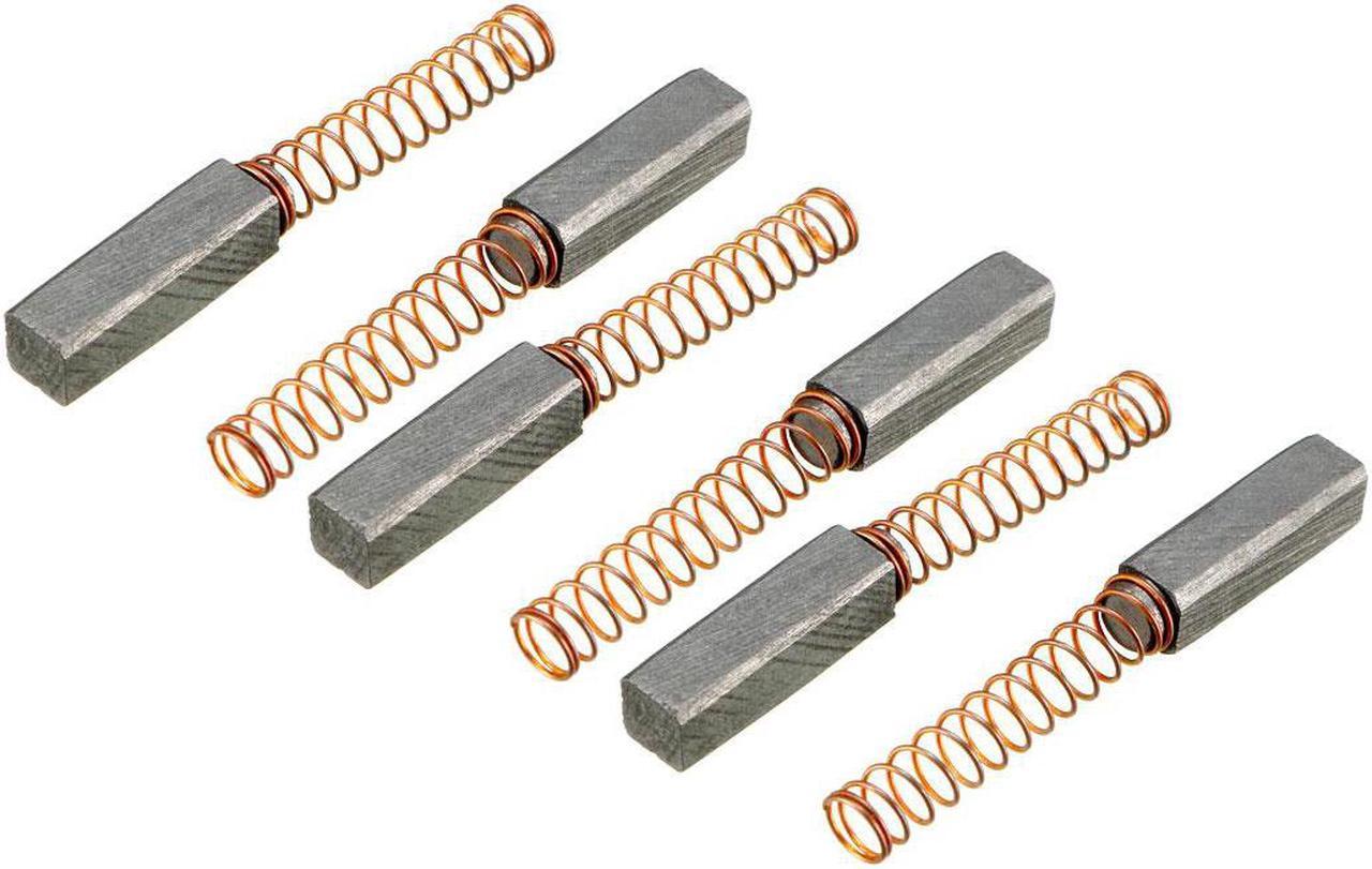 Carbon Brushes for Electric Motors 14mm x 4mm x 4mm Replacement Part Set of 6