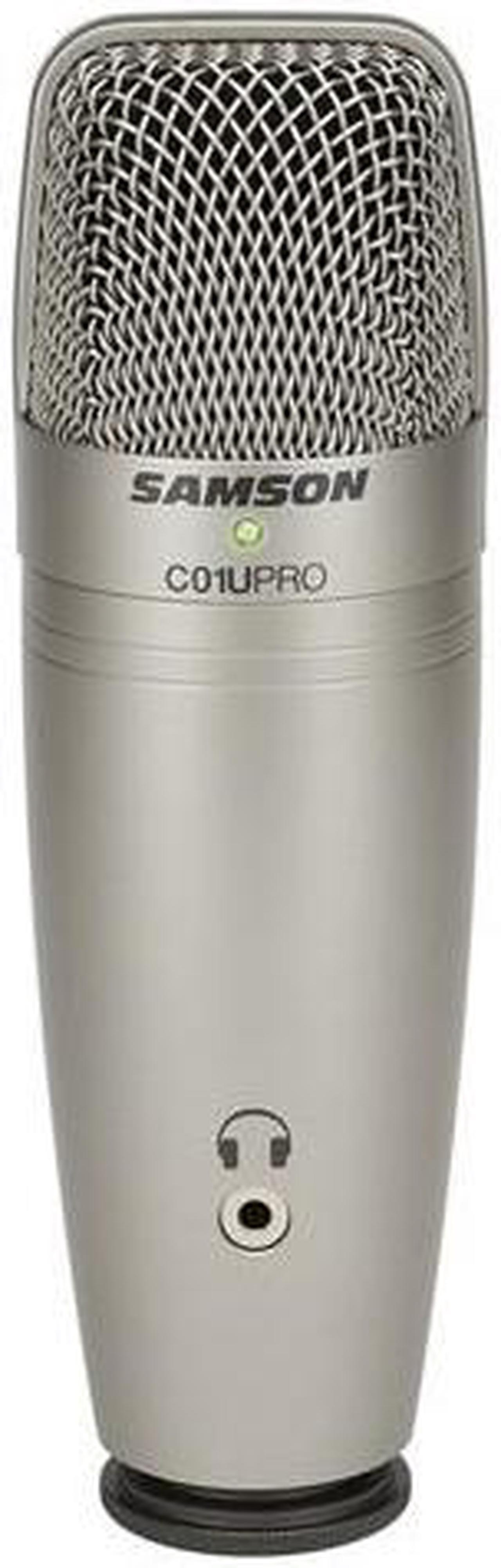Alt view image 6 of 20 - Samson C01U PRO USB Studio Condenser Microphone