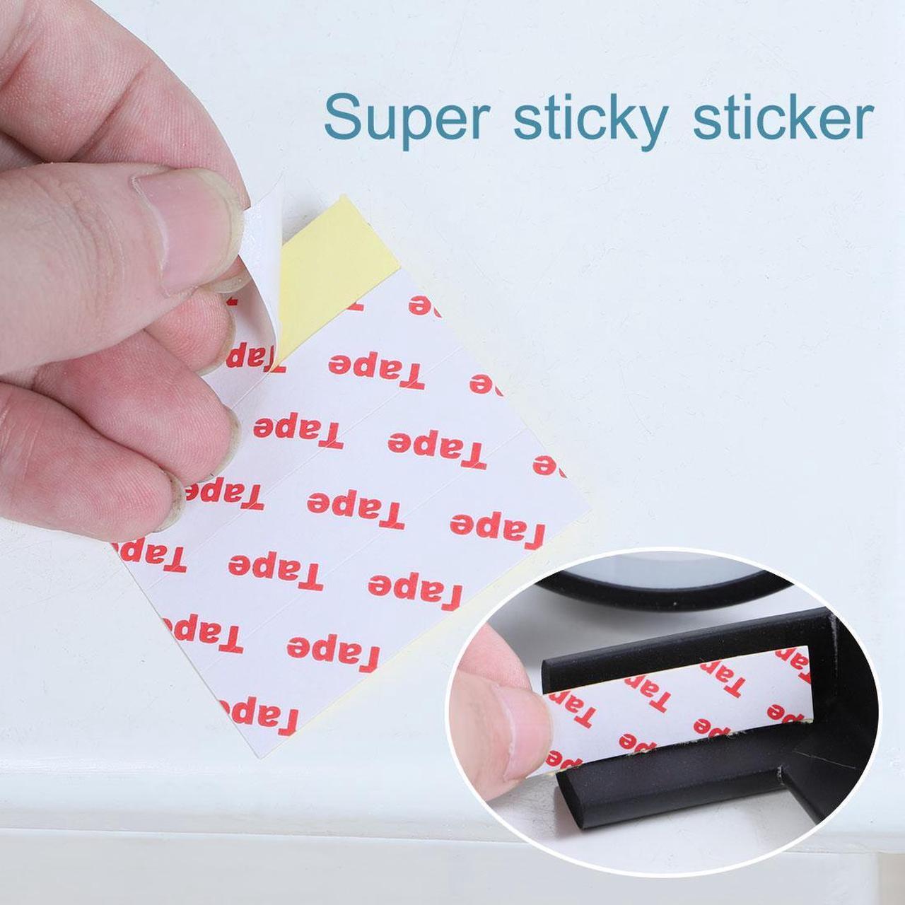 Alt view image 5 of 7 - 5 Pack Foam Furniture Table Desk Edge Cover Pads Protectors Corner Cushions Bumper Guards Black