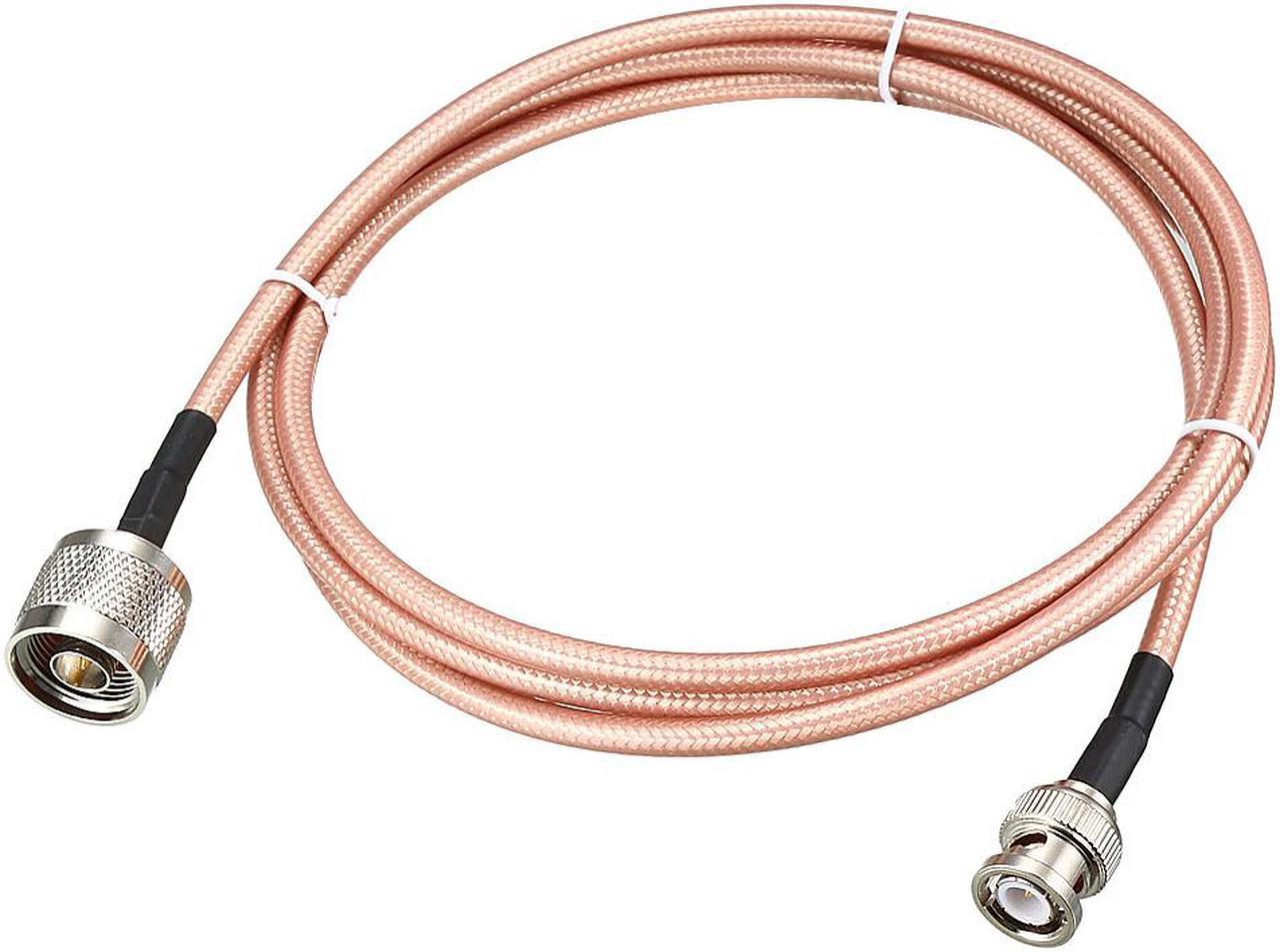 Low Loss RF Coaxial Cable Connection Coax Wire RG-142 N Male to BNC Male 243cm