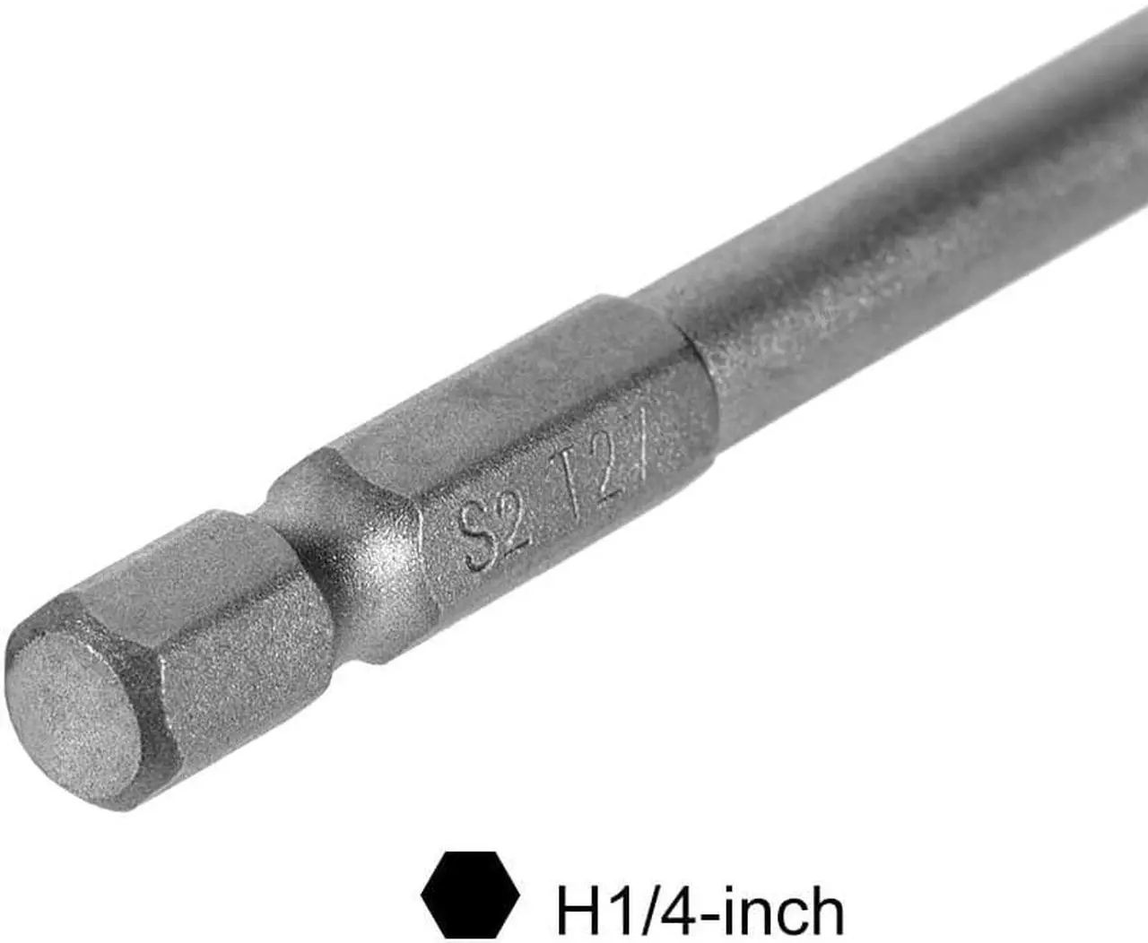Alt view image 3 of 4 - Torx Screwdriver Bits 1/4-Inch Hex Shank 150mm Length TT27 Magnetic Security Star Screw Driver S2 Bit