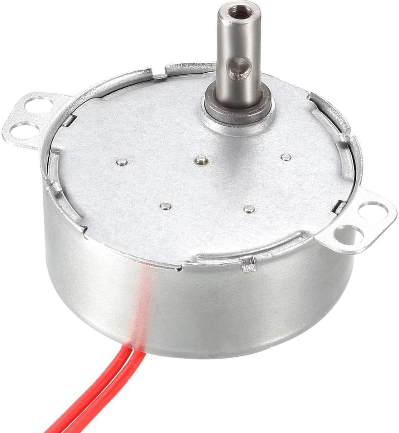 Electric Synchron Motor Turntable Synchronous Motor 12 VAC 5-6RPM 50-60 Hz 4W CCW Direction for Hand-Made, Model or Guide Motor