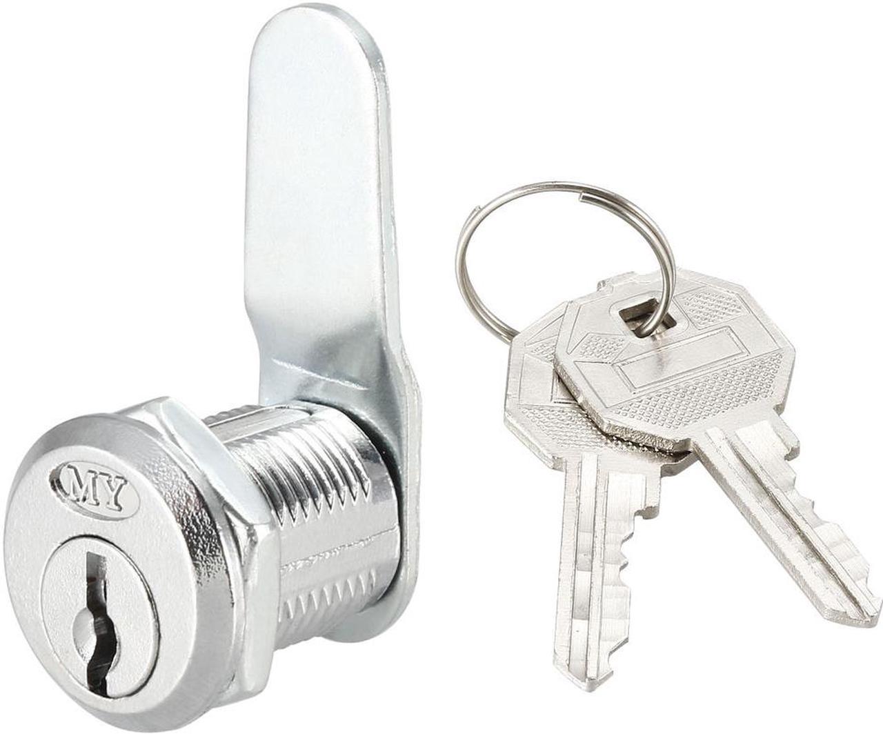 Cam Lock 20mm Cylinder Length 48mm X 2mm Cam Cabinet Locks Keyed Different