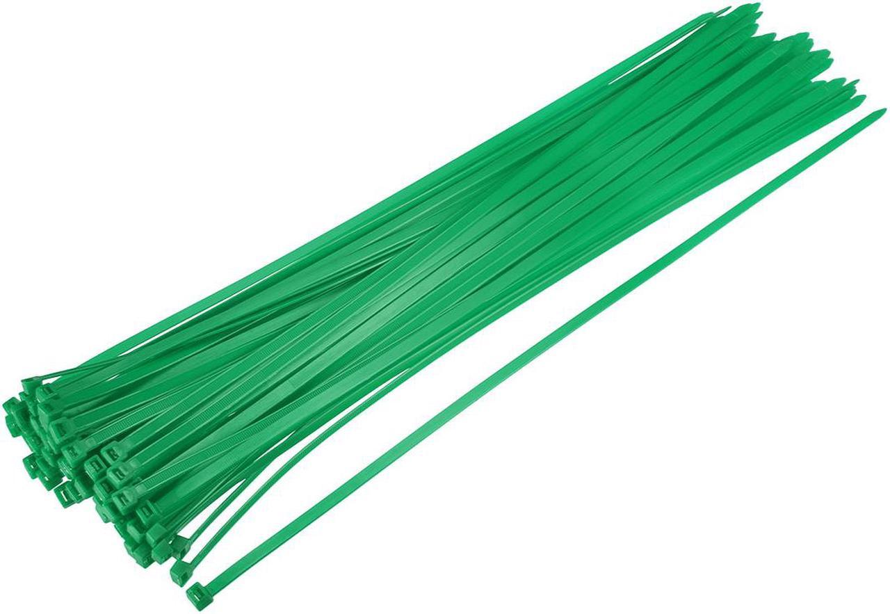 Cable Zip Ties 500mmx4.8mm Self-Locking Nylon Tie Wraps Green 40pcs