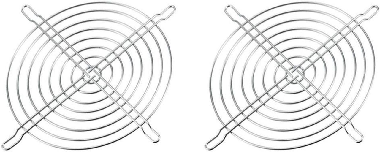 2 Pcs Metal Wire Finger Guard Protect Grill for 150mm Computer PC Cooling Fan