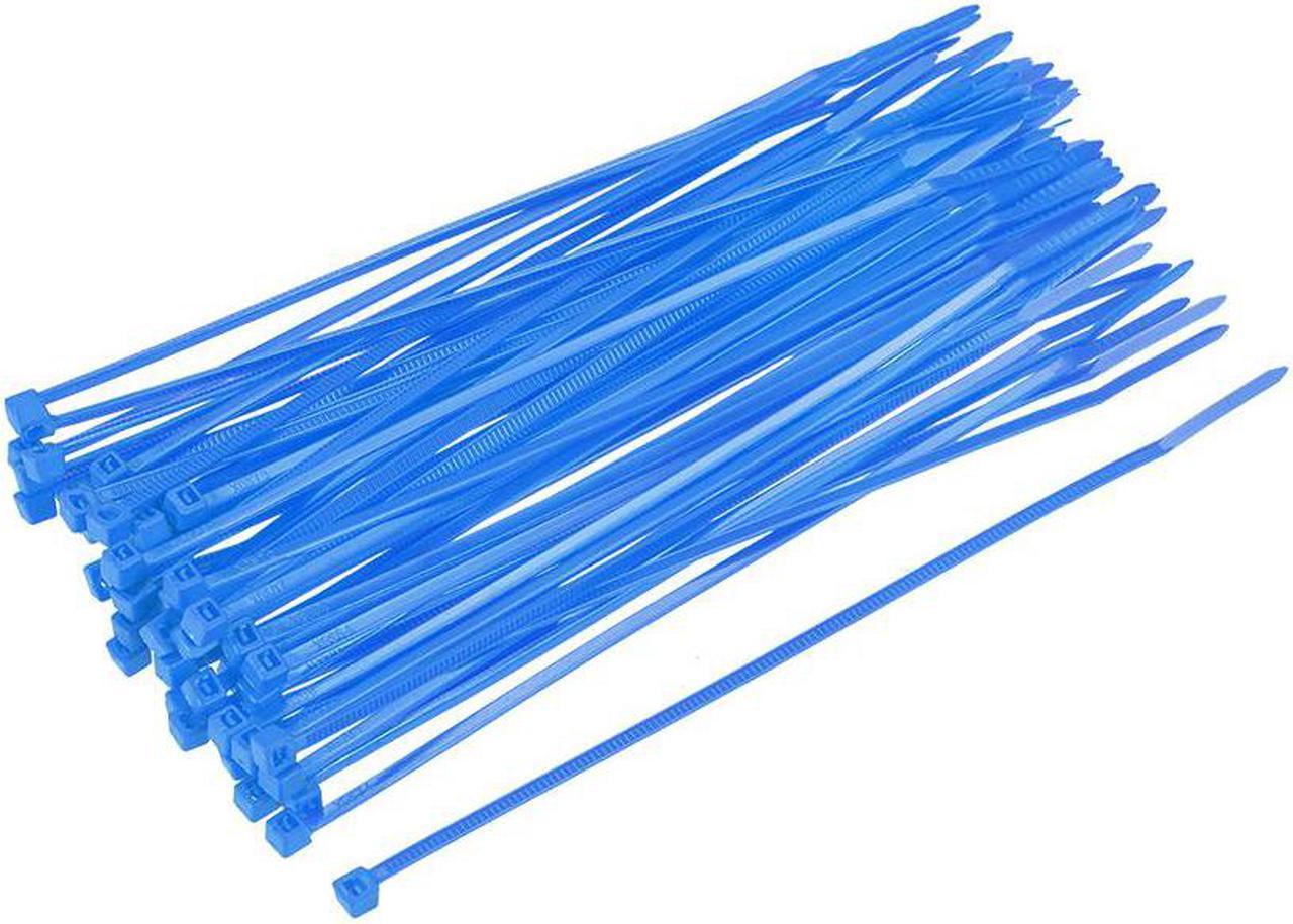 Cable Zip Ties 150mmx2.5mm Self-Locking Nylon Tie Wraps Blue 80pcs