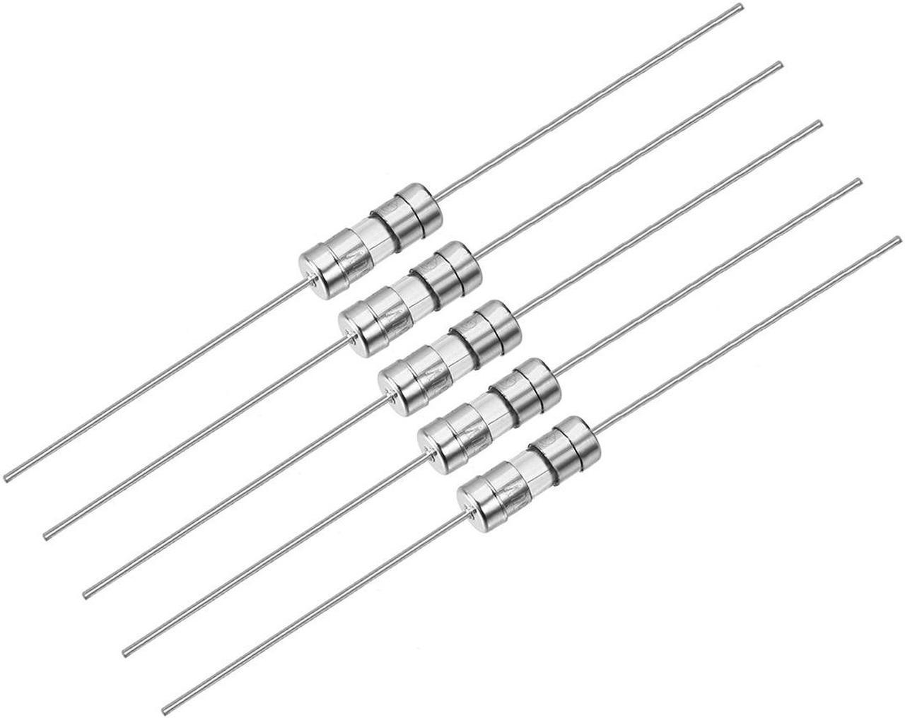 Fast Acting Blow Fuse Axial Lead Glass Fuses 3.6mm x 10mm 250V F3.15A 5Pcs