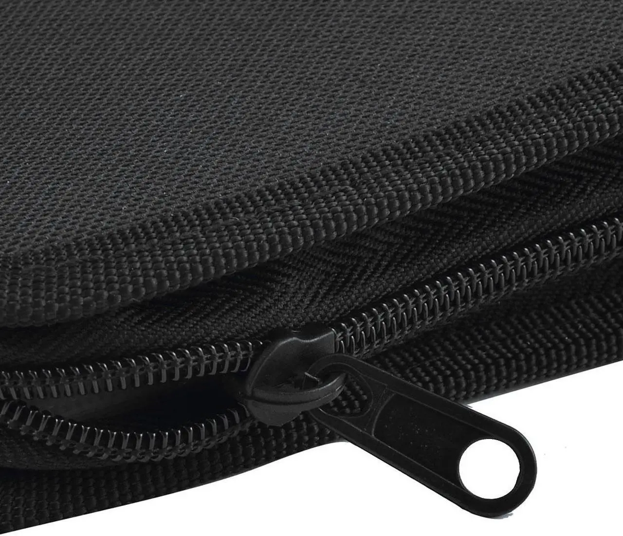 Alt view image 2 of 3 - Zipper Closure Rectangle Nylon CD Storage Carry Case Bag Holder Container Black