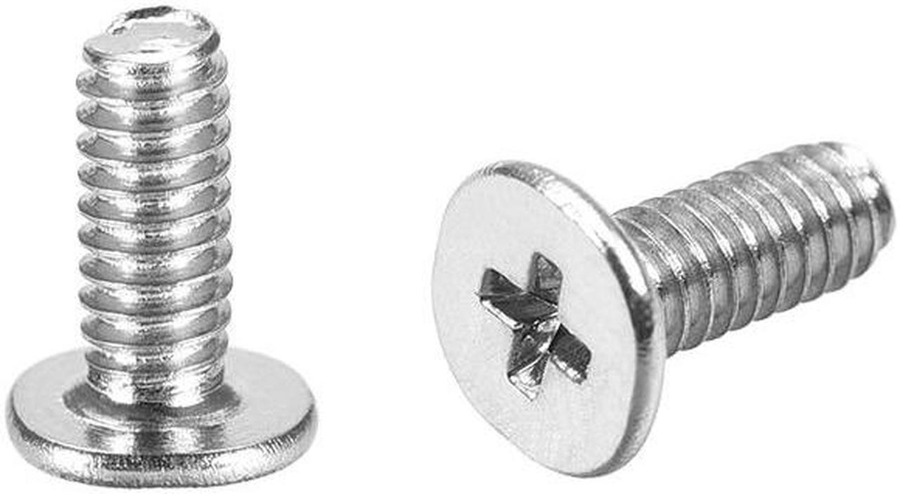 M2 x 6mm Laptop Notebook Computer Screws Phillips Head Screw Silver Tone 3.8mm Dia Screw Head for IBM HP Dell Lenovo Gateway Acer Samsung 50pcs