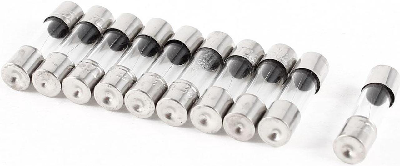 Unique Bargains 10pcs Quick Fast Blow 5x20mm Glass Tube Fuses 250V 0.25A