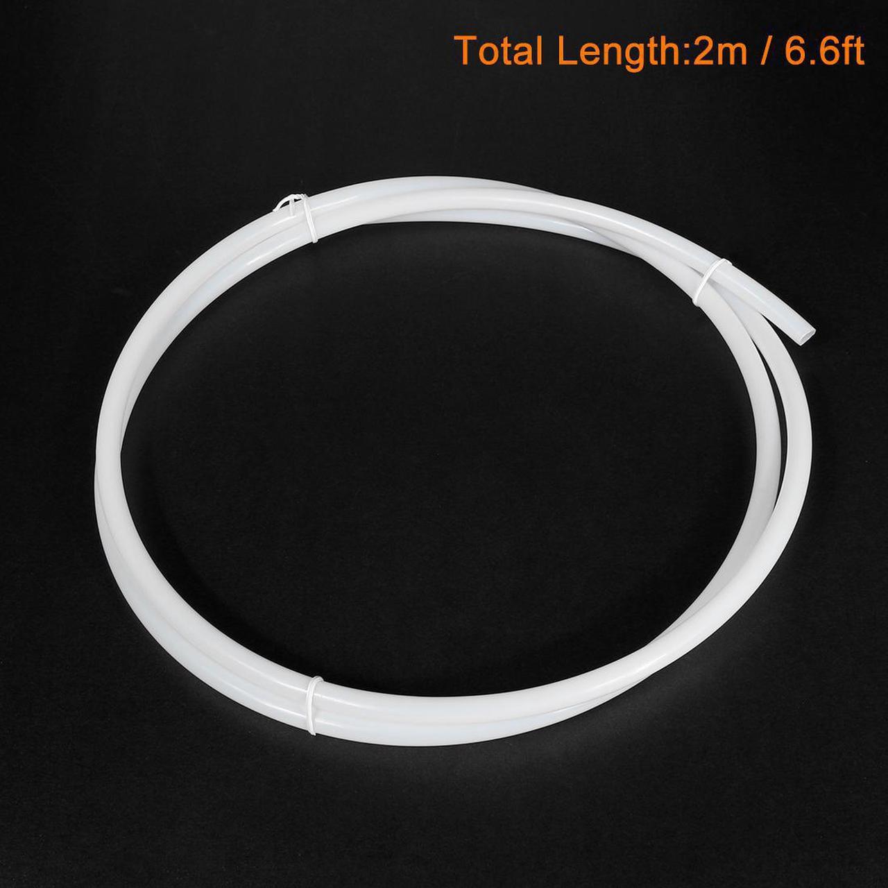 8mm ID 10mm OD PTFE Tubing Tube Pipe 2 Meter 6.56ft Lengh For 3D Printer RepRap