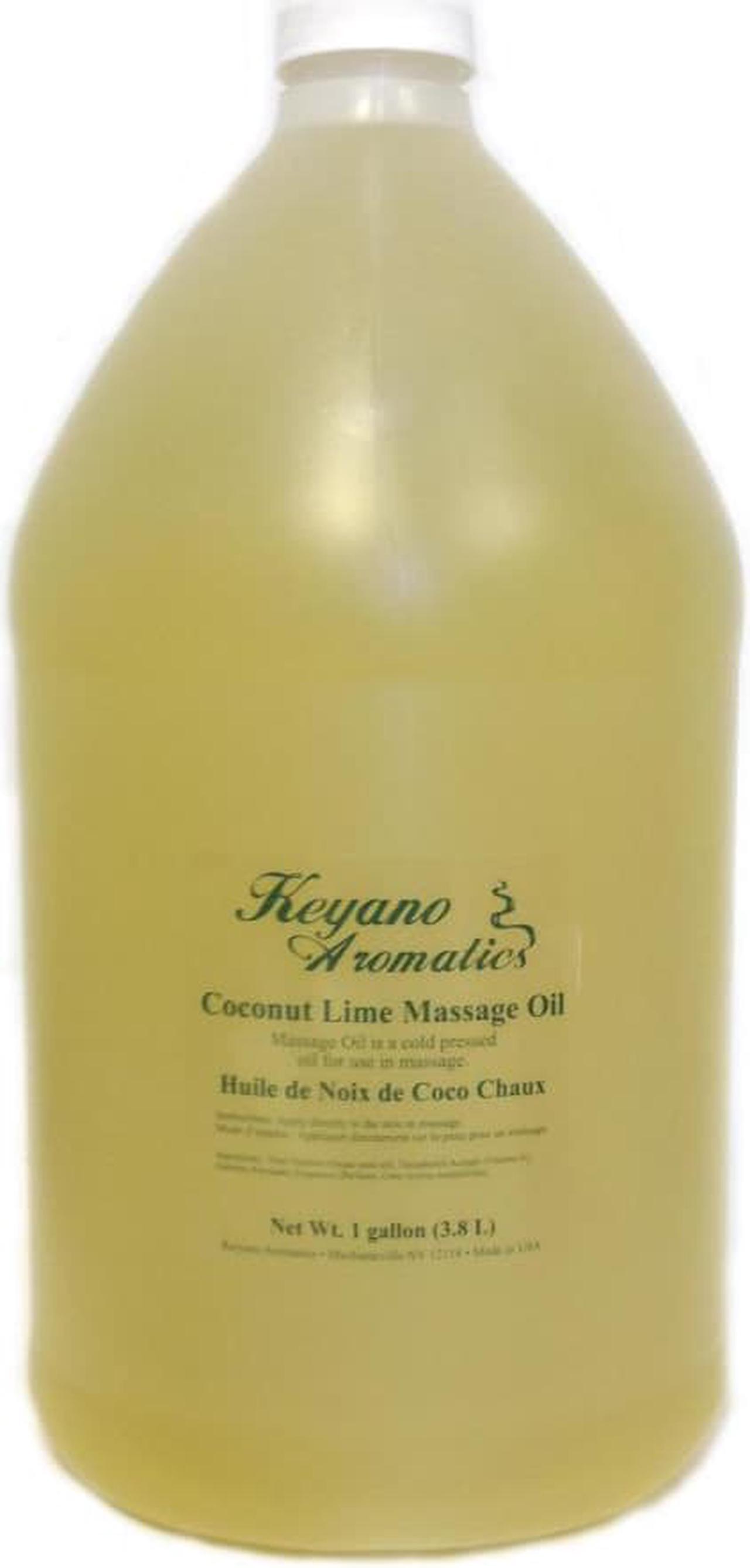 Main image of Keyano Aromatics Coconut Lime Massage Oil Gallon