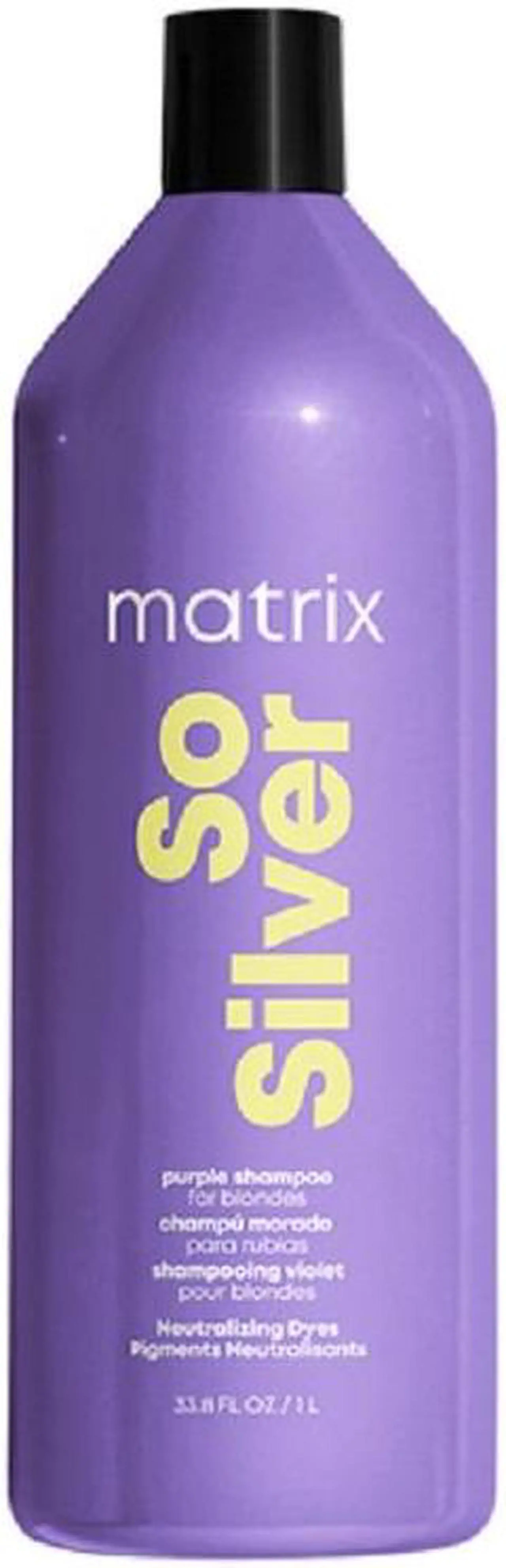 Alt view image 3 of 3 - Matrix Total Results Color Obsessed So Silver Shampoo  33.8 Ounce 1000 Milliliters