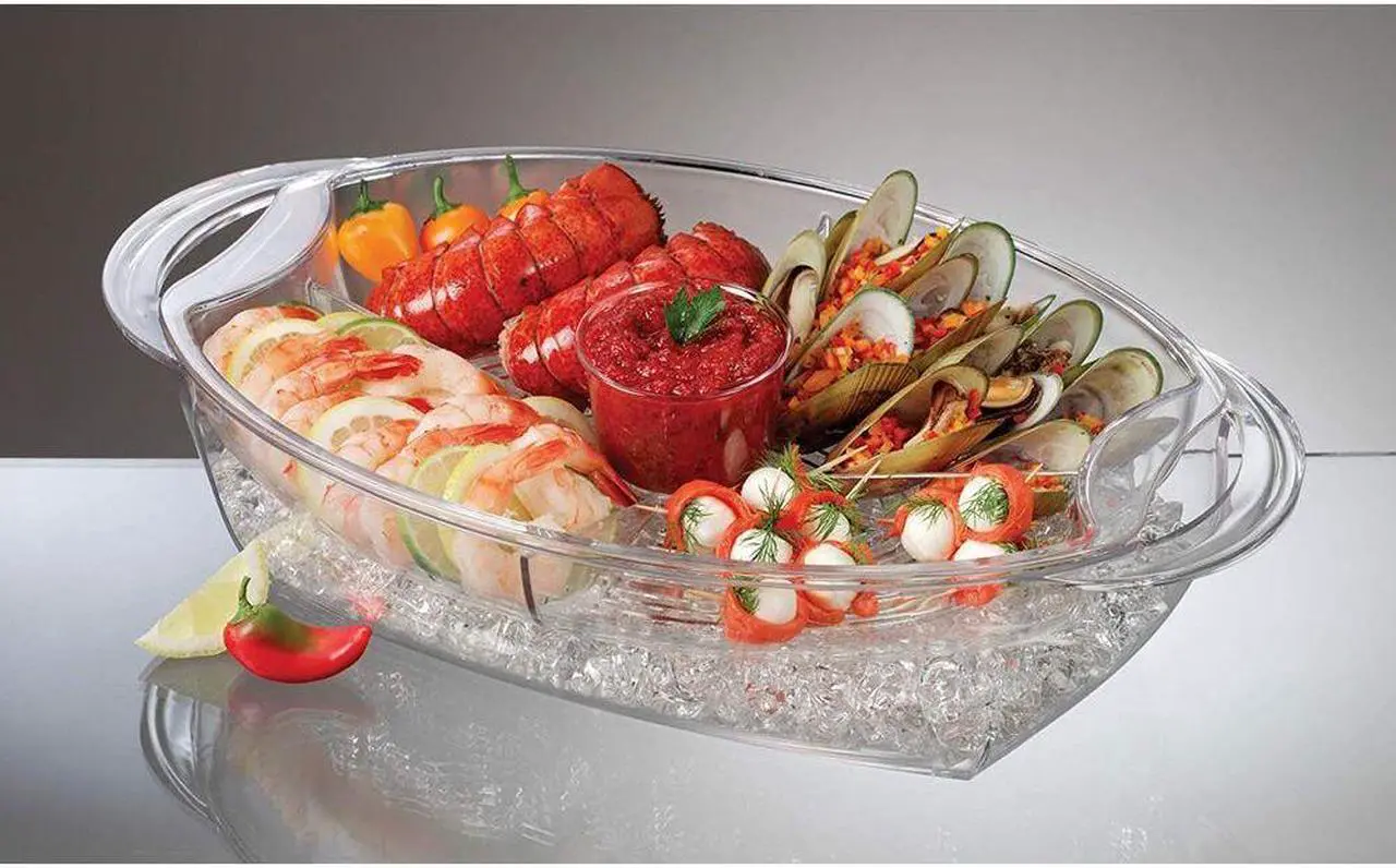 Alt view image 10 of 13 - Prodyne A903b Black Wine Cooler Two Tone Iceless Swirl Design