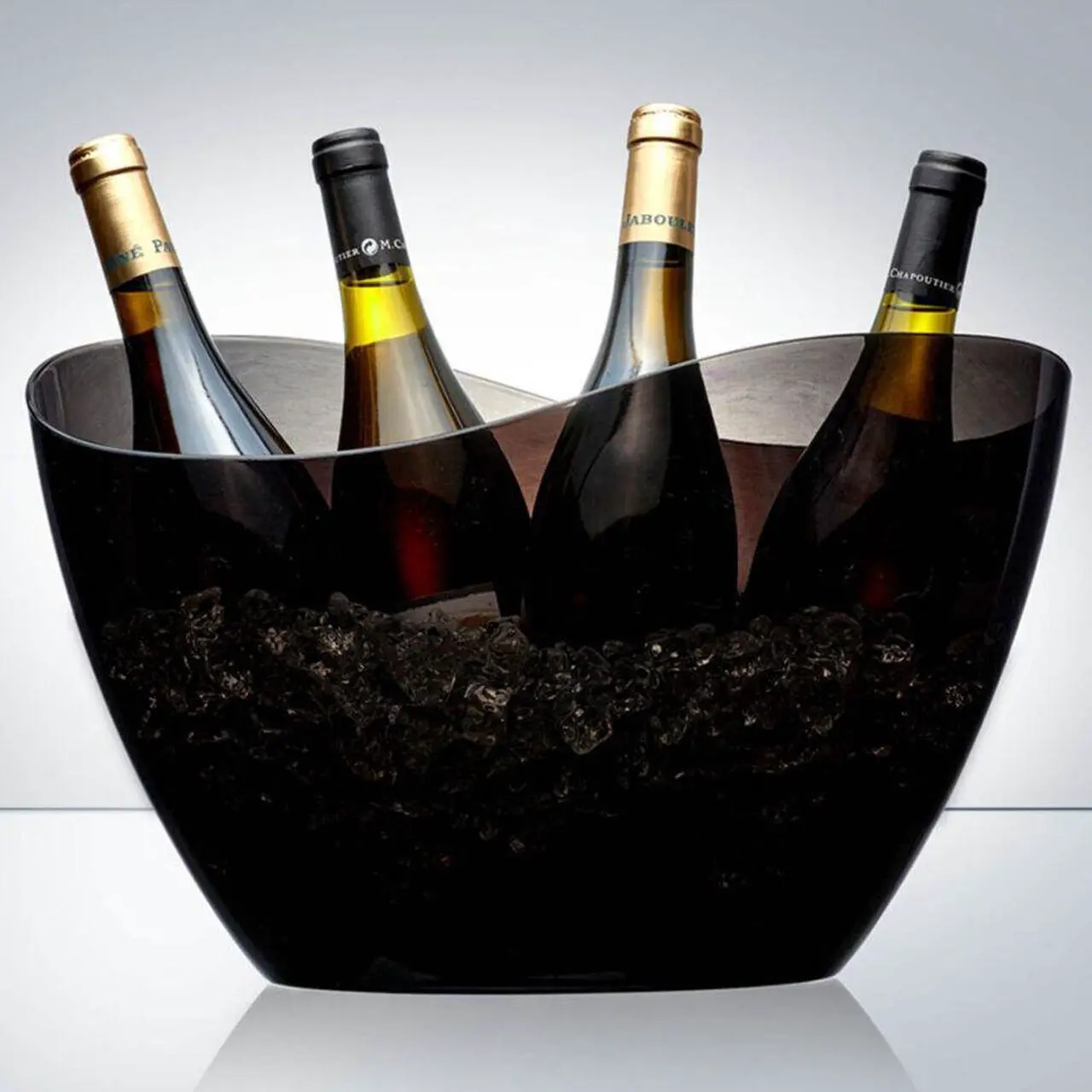 Alt view image 2 of 6 - Prodyne Ab-55-B Black Wave Party Tub