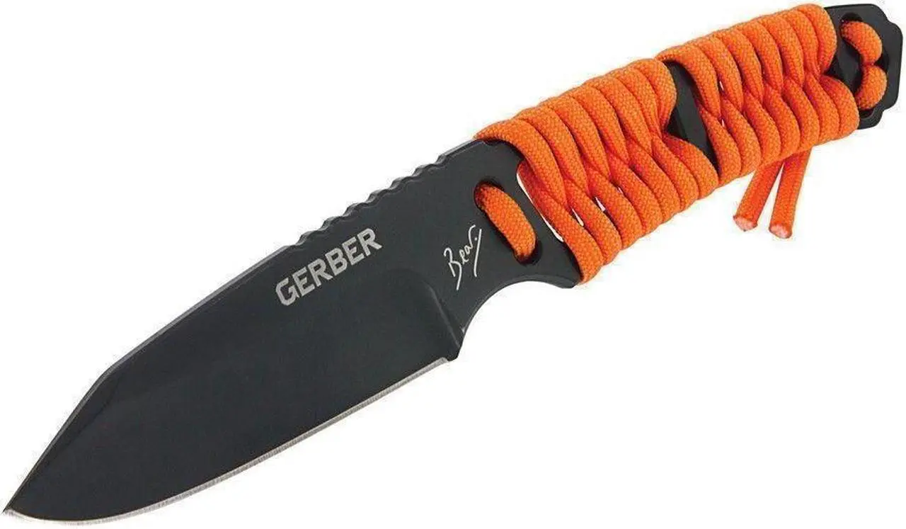 Alt view image 9 of 12 - Gerber Bear Grylls Paracord Fixed Blade Knife 31-001683