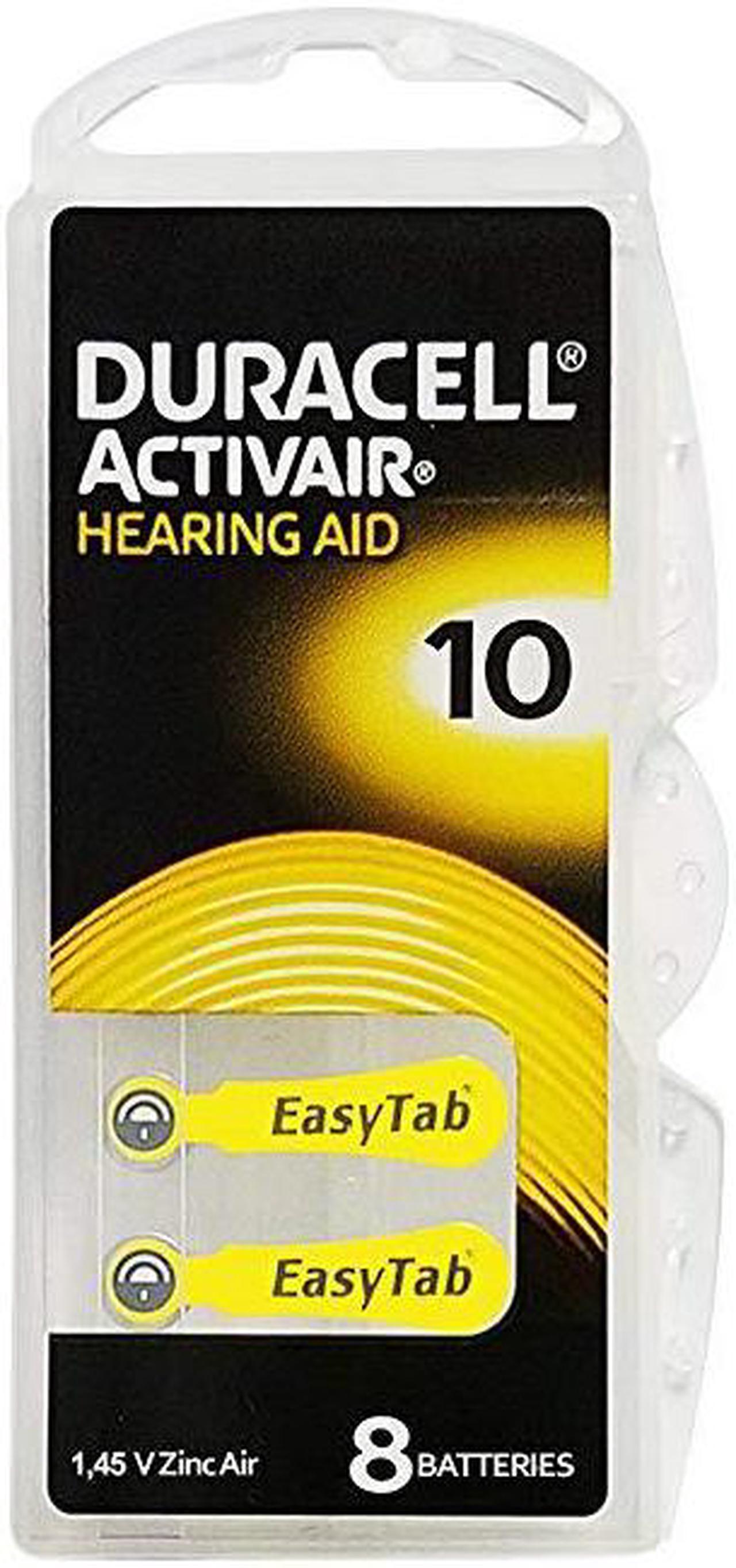 Main image of Duracell Size 10 Activair Hearing Aid Batteries 80 batteries