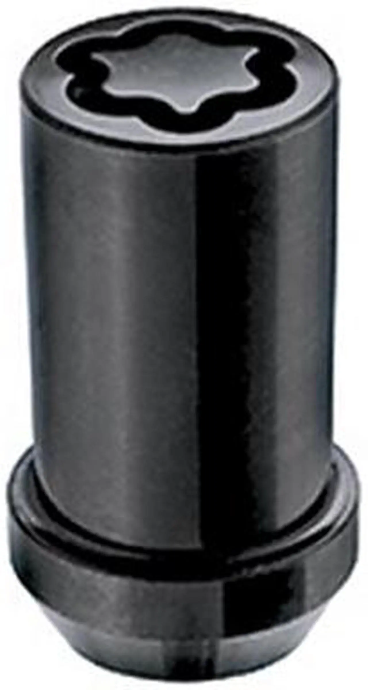 Alt view image 2 of 7 - McGard 25340 Chrome/Black Tuner Style Cone Seat Wheel Lock Set (1/2"-20)