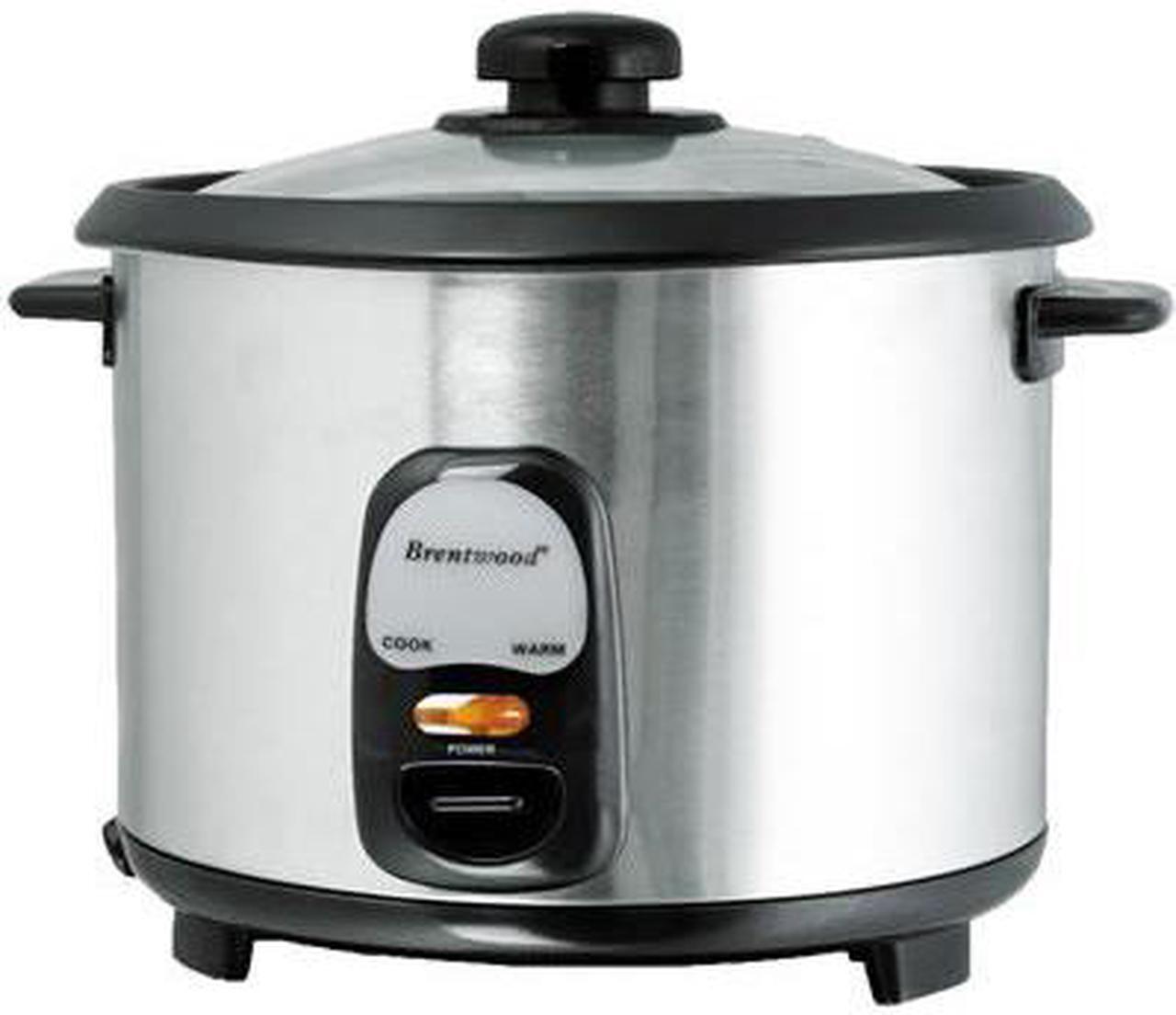Main image of Brentwood Appliances TS-20 10-Cup Uncooked/20-Cup Cooked Rice Cooker, Stainless Steel