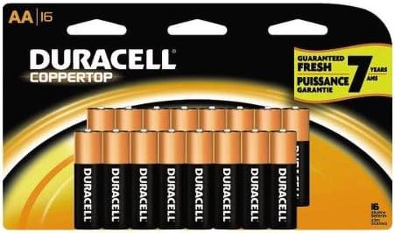 Alt view image 10 of 20 - Duracell Coppertop 1.5V AA Alkaline Battery, 16-pack