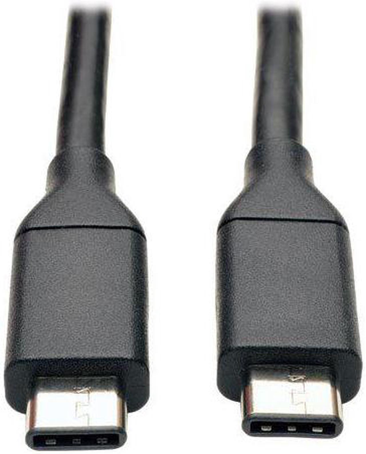 Alt view image 9 of 9 - Tripp Lite U420-003 Black USB 3.1 Gen 1 (5 Gbps) Cable, USB Type-C (USB-C)