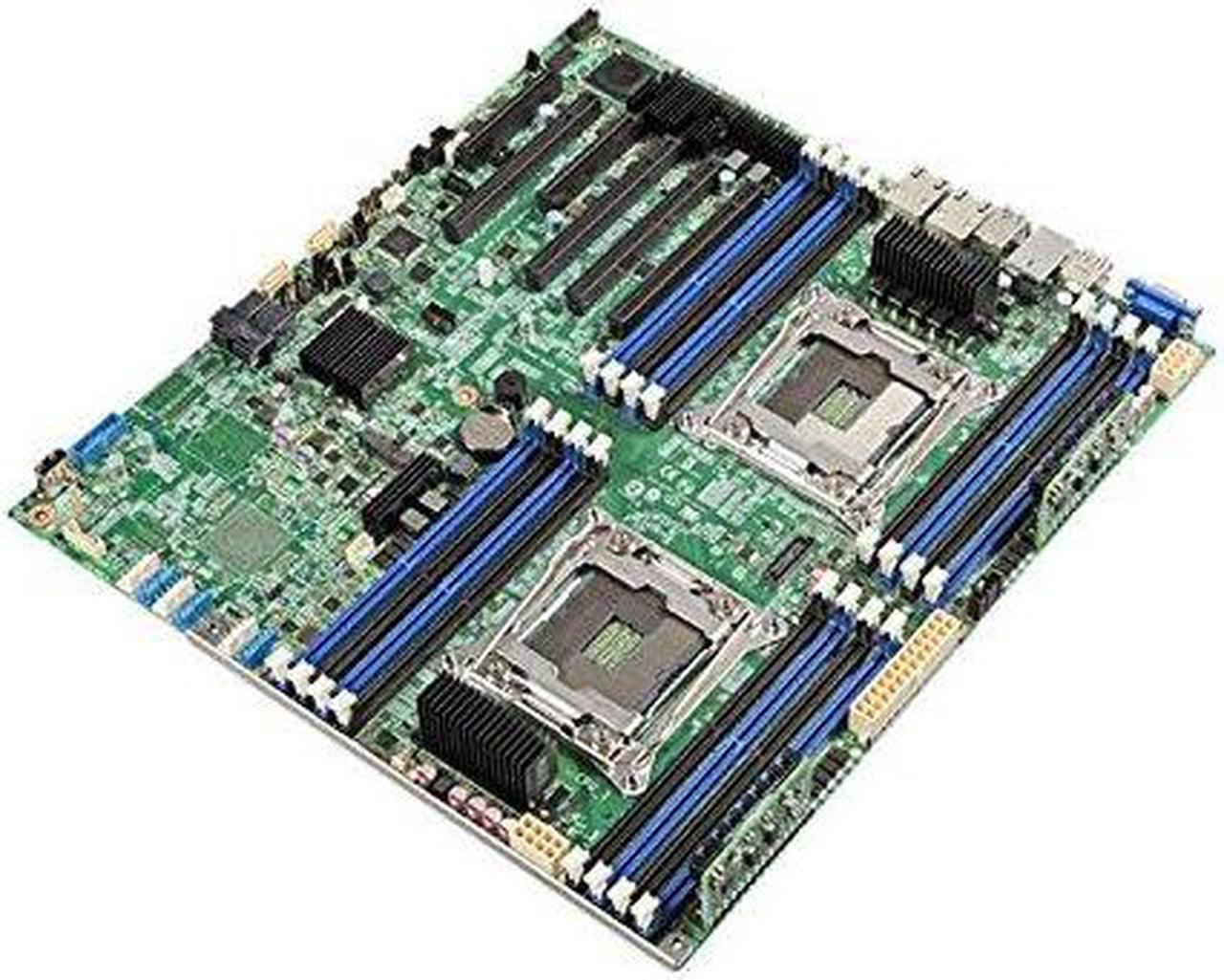 Alt view image 2 of 4 - Intel DBS2600CW2R LGA2011-v3 Socket DDR4 Server Motherboard