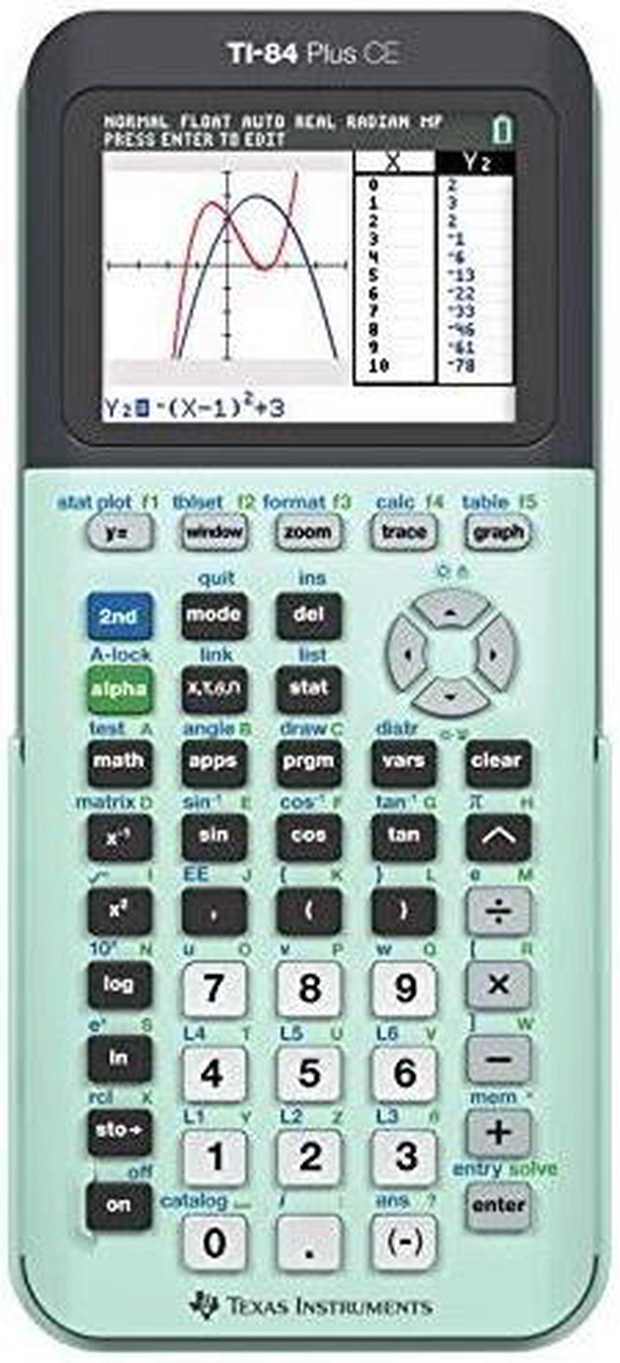Alt view image 3 of 12 - Texas Instruments TI-84 Plus CE Graphing Calculator - Mint