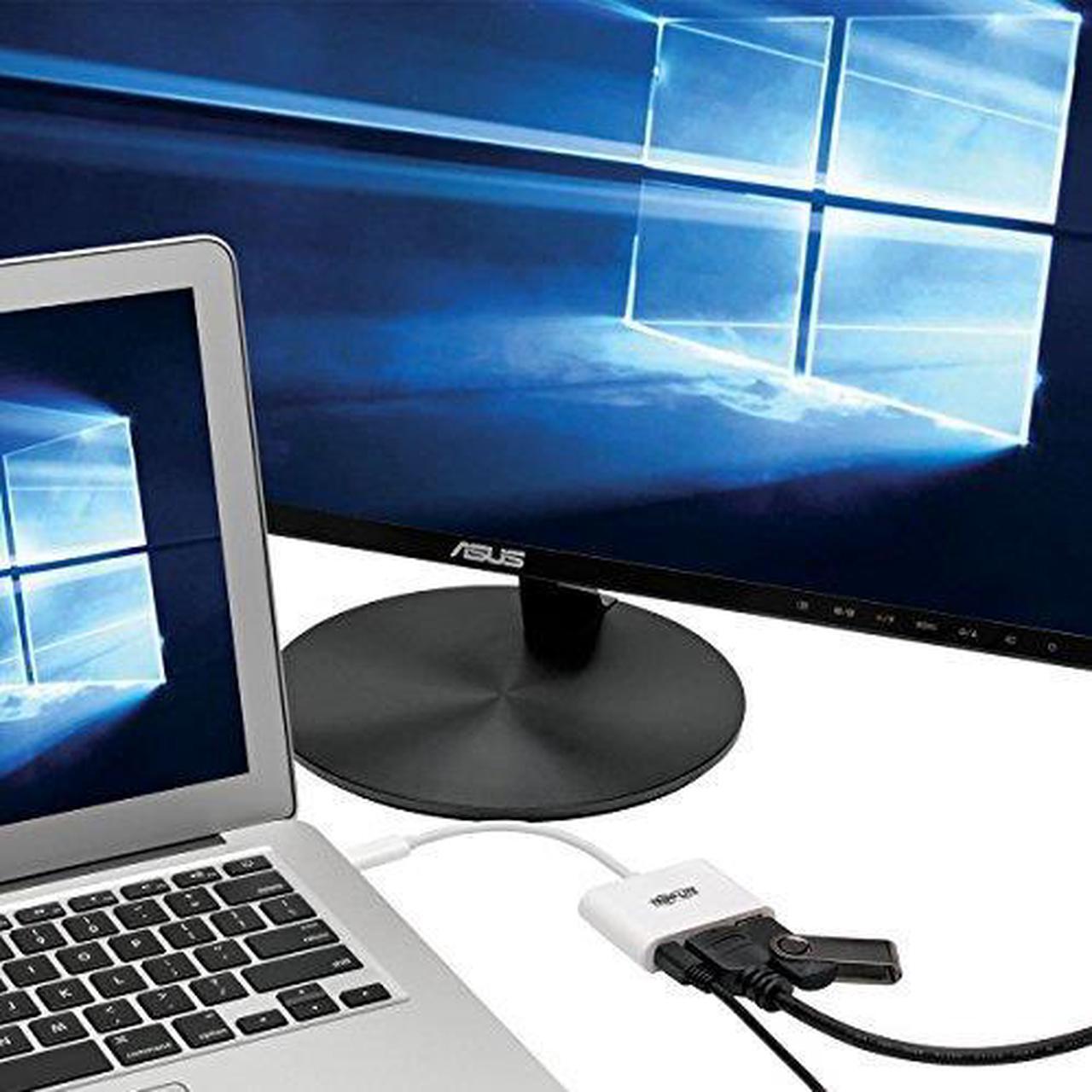 Alt view image 3 of 20 - Tripp Lite USB C to HDMI Multiport Adapter w/PD Charging USB Type C to HDMI (U444-06N-HU-C)