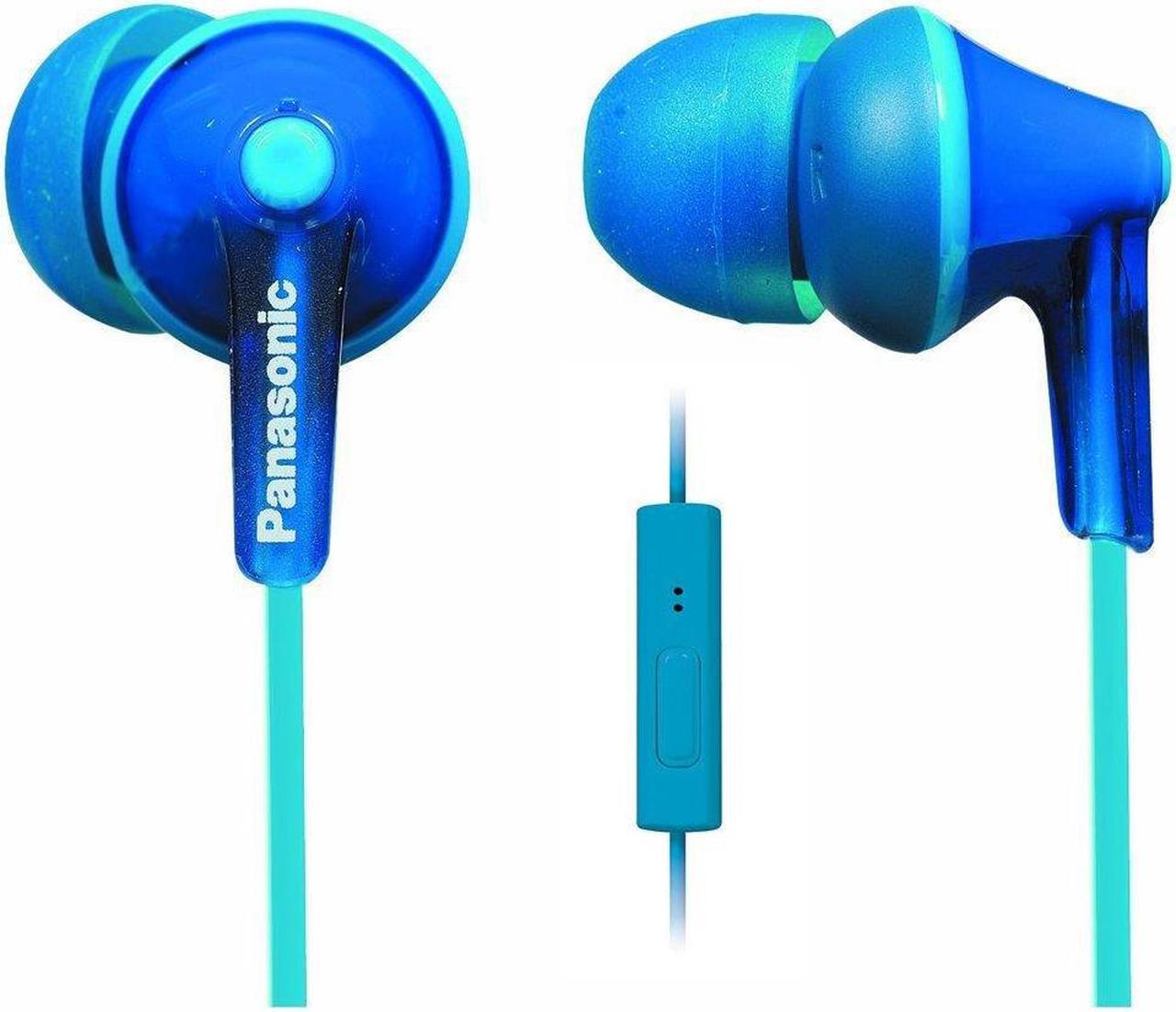 Alt view image 3 of 8 - Panasonic Rp-tcm125-a Tcm125 Earbuds With Remote & Microphone (Blue)