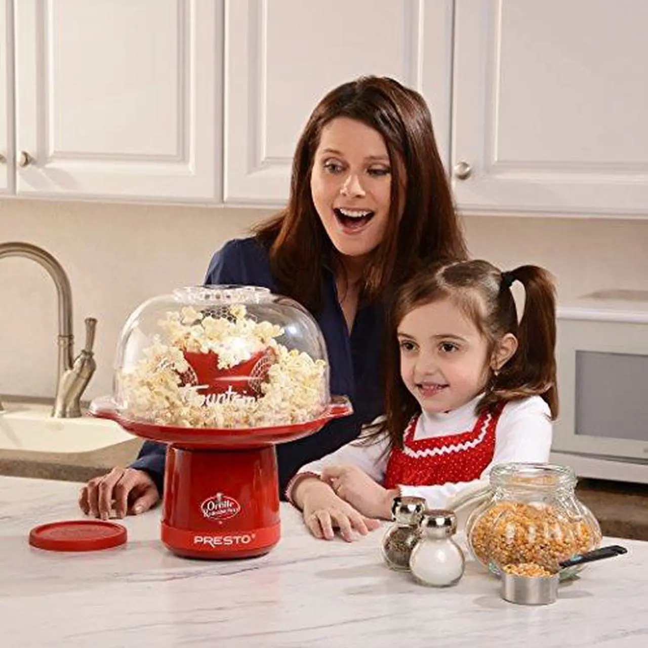 Alt view image 4 of 20 - PRESTO 04868 Orville Redenbacher's Fountain Hot Air Popper, Red