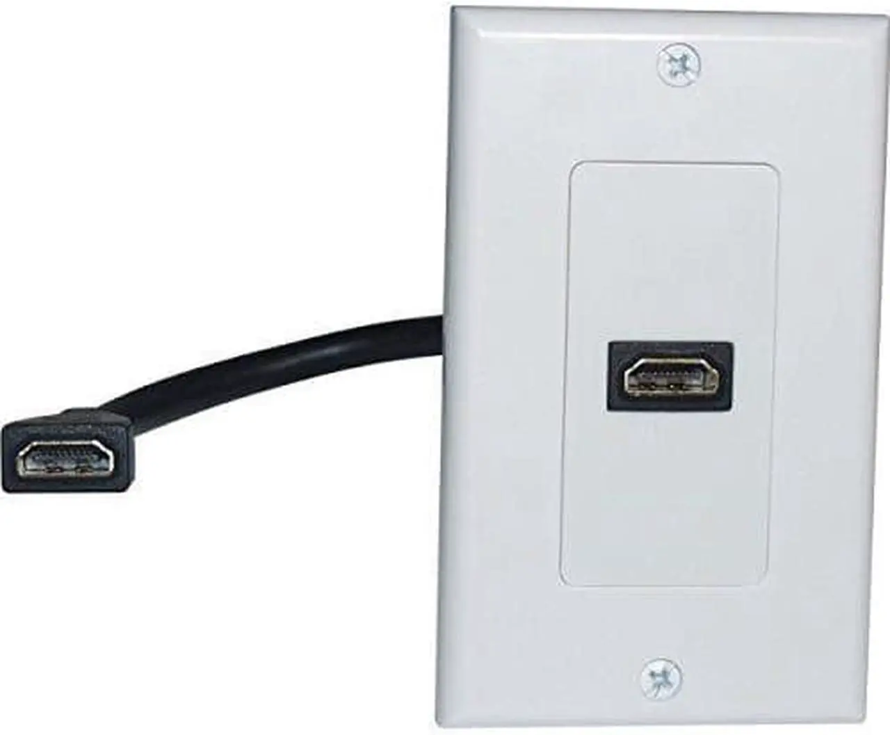 Alt view image 2 of 5 - Comprehensive Hdmi Wallplate 1 Port Pigtail