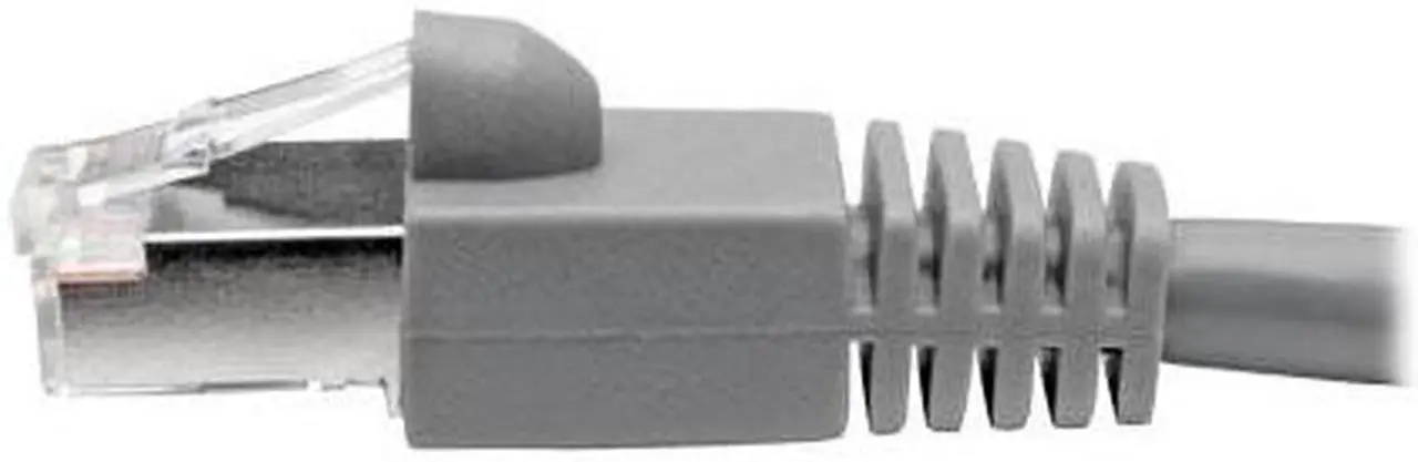 Alt view image 3 of 10 - Tripp Lite N262-001-GY Cat6A 10G-Certified Snagless Shielded Stp Network Patch Cable (Rj45 M/M) , Poe, Gray, 1 Ft. - Patch Cable (Dte) - Rj-45 (M) To Rj-45 (M) - 1 Ft - Stp - Cat 6A - Ieee 802.3Af -