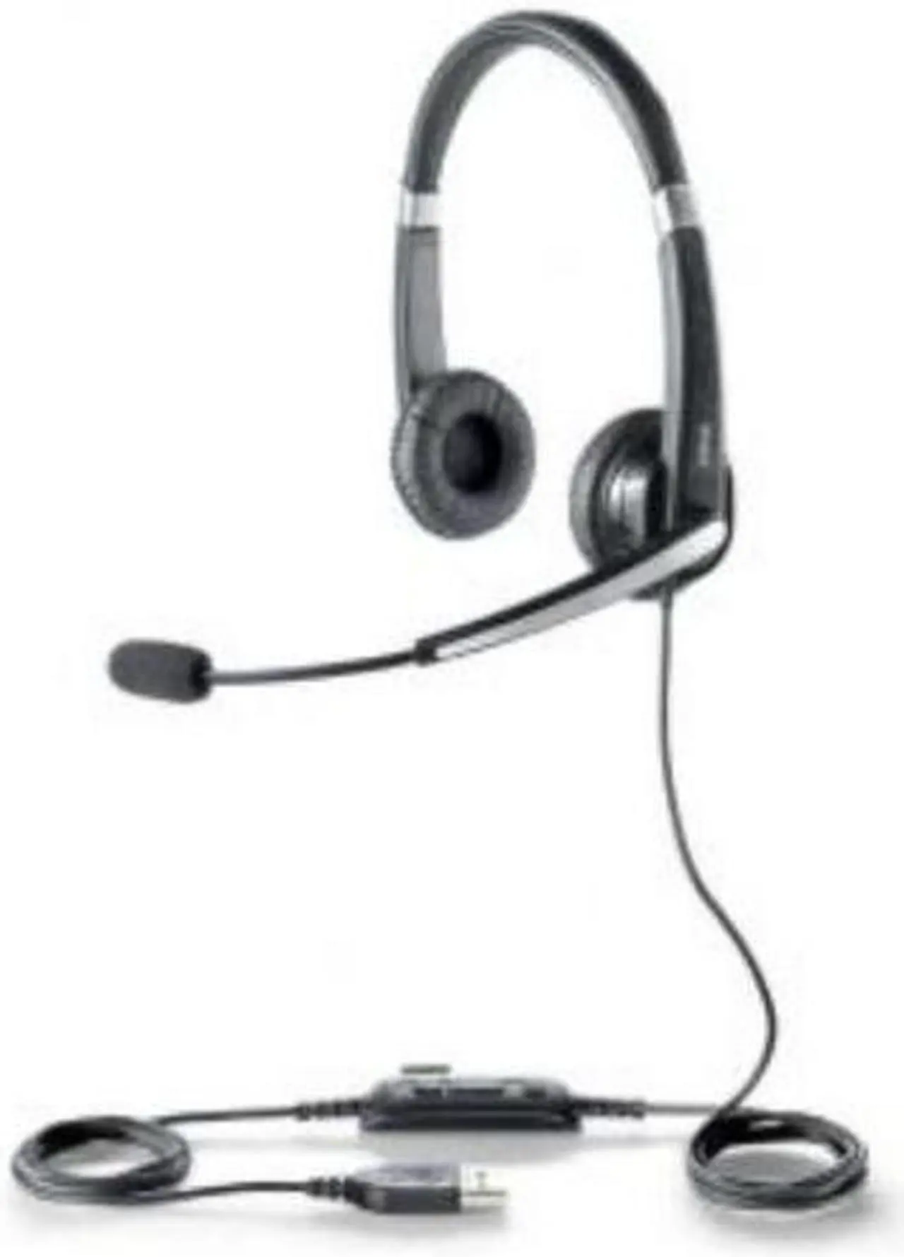 Alt view image 7 of 8 - Jabra UC VOICE 550 MS Duo Lync Optimized Corded Headset for Softphone
