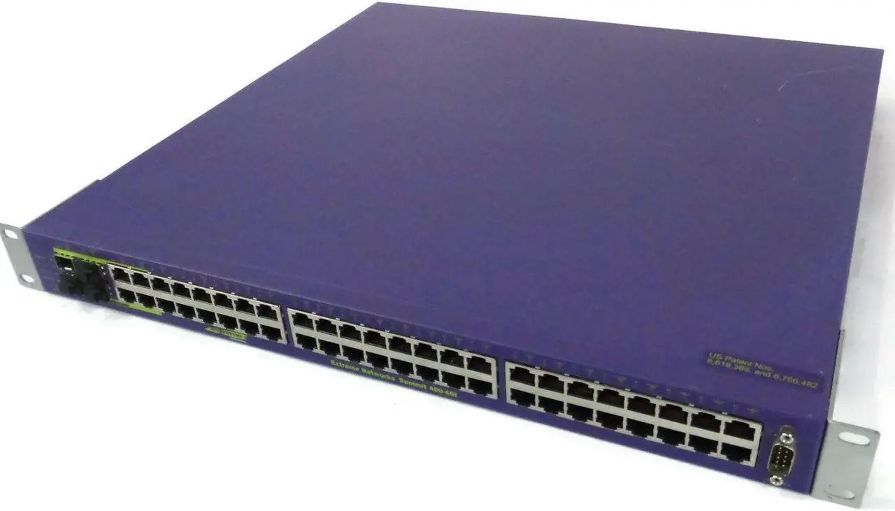 Alt view image 3 of 8 - Extreme Networks Summit X450-G2-48p-10GE4 Ethernet Switch