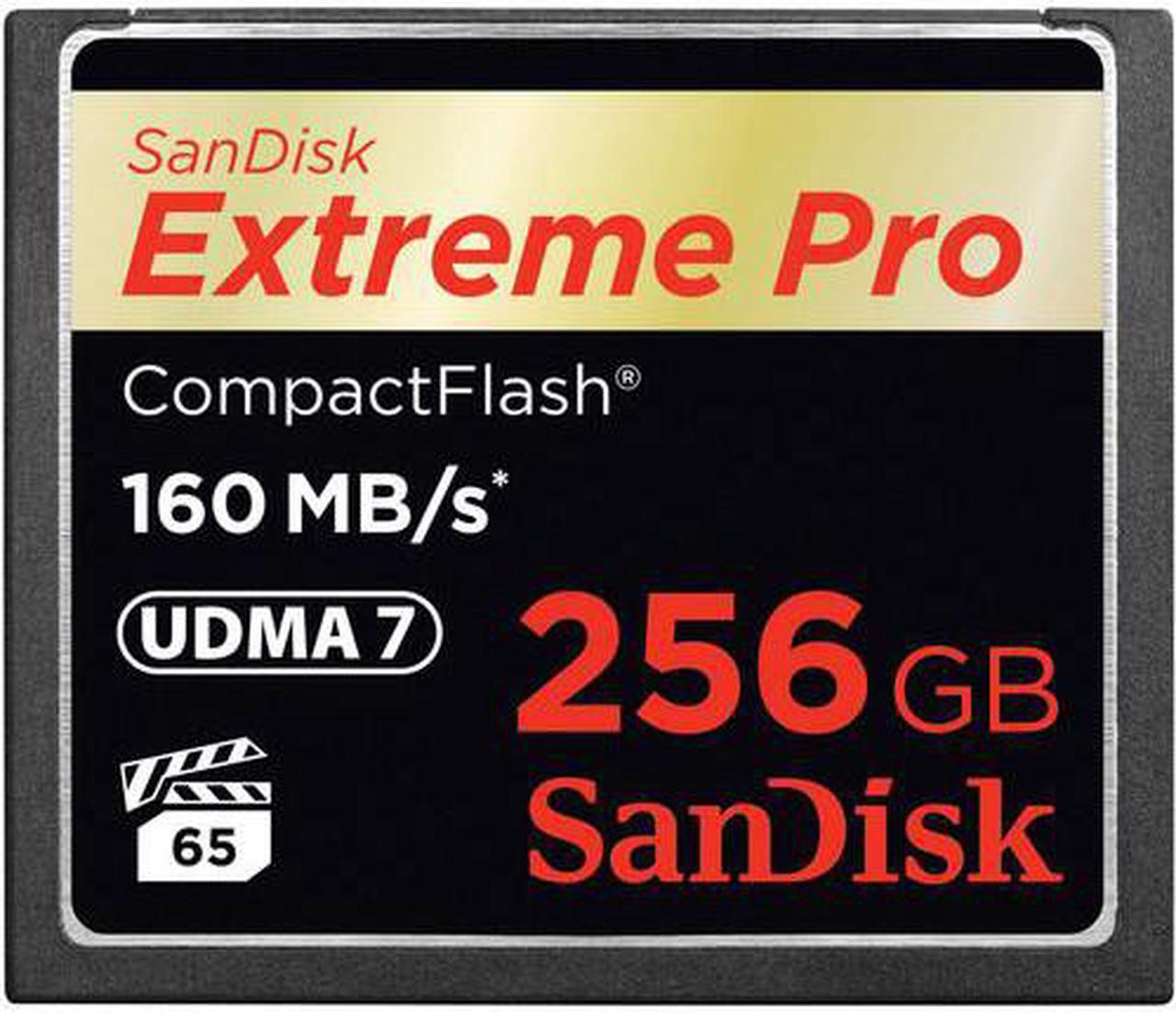Alt view image 6 of 19 - SanDisk 256GB Extreme Pro CompactFlash Memory Card (160MB/s)