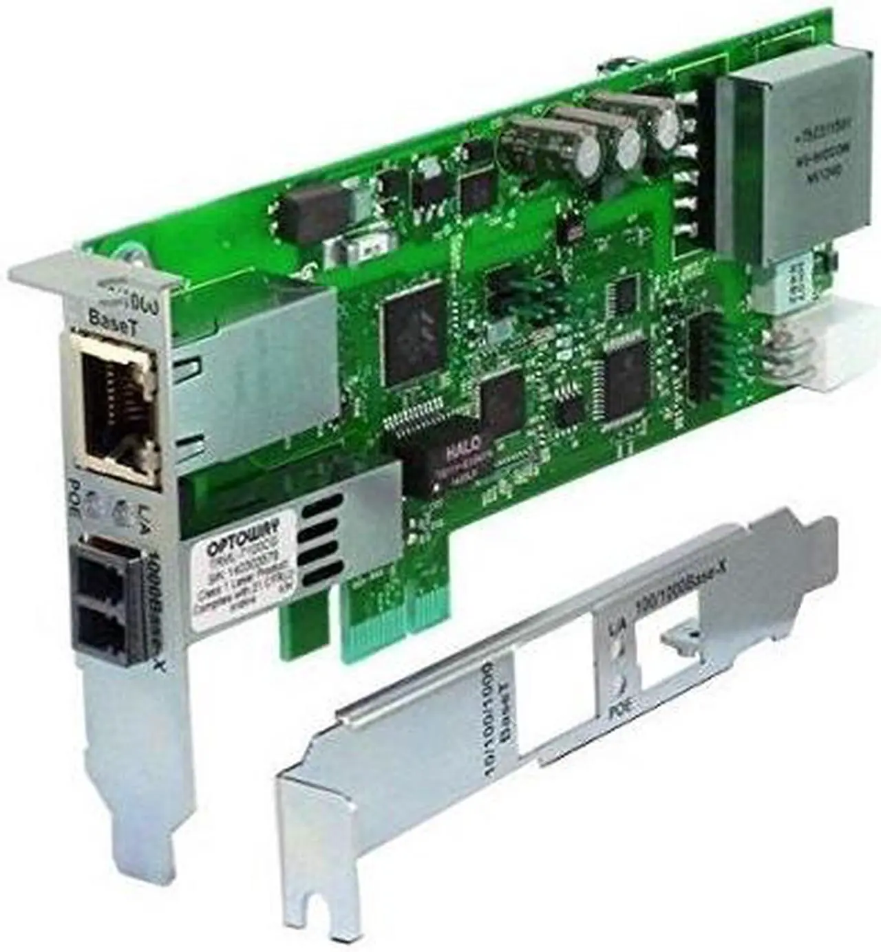 Alt view image 2 of 13 - Transition Networks N-GXE-POE-LC-01 Gigabit Ethernet Card