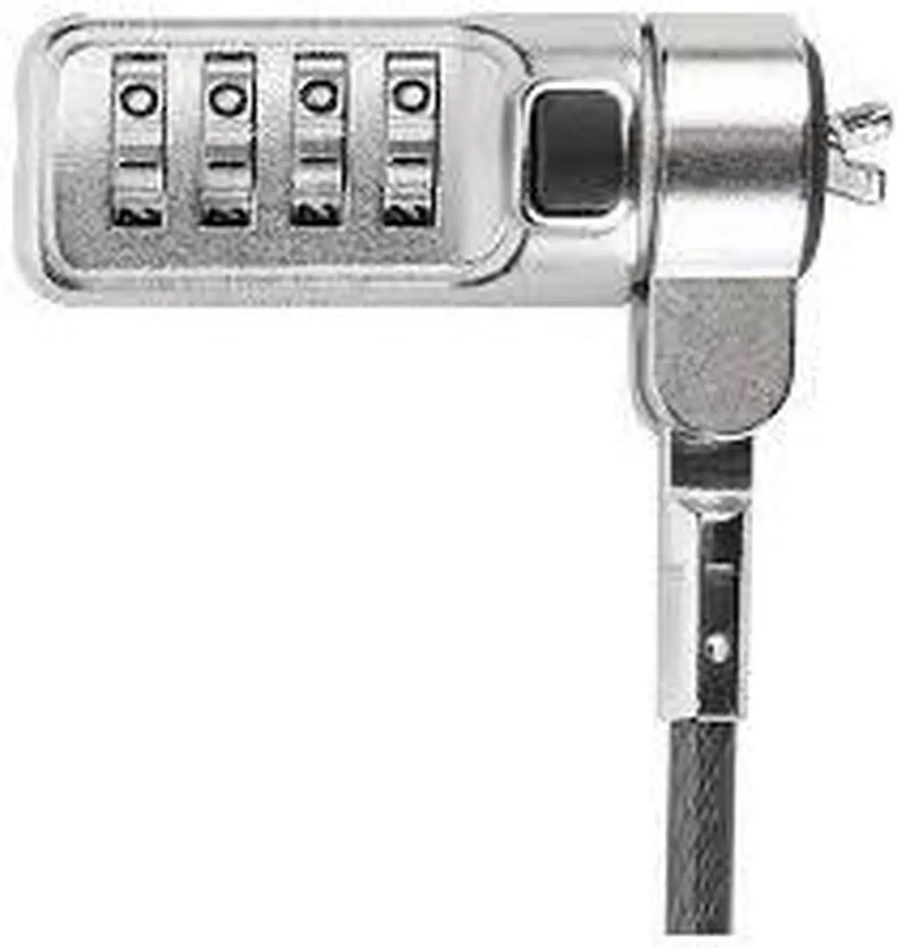 Alt view image 3 of 20 - Targus DEFCON Cable Lock - Resettable - Galvanized Steel - 6.50 ft - For Notebook - ASP66GLX