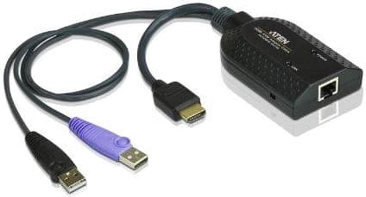 Main image of Aten Hdmi Usb Virtual Media Kvm Adapter Cable With Smart Card Reader (Cpu Module)-Taa Compliant