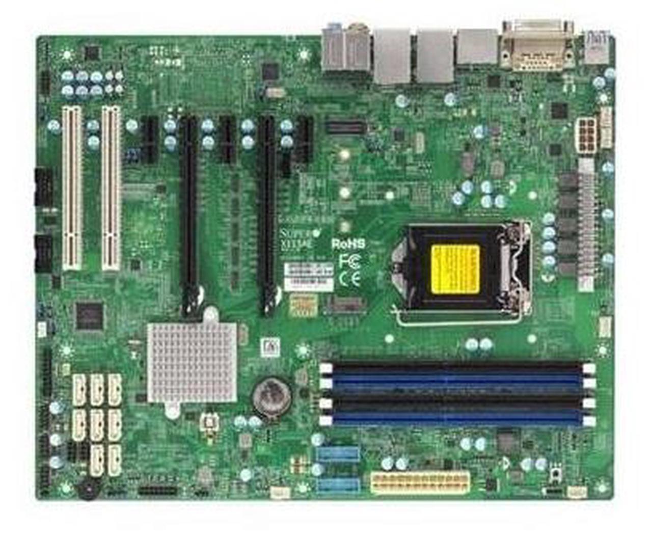 Alt view image 3 of 12 - Supermicro X11SAE Workstation Motherboard - Intel C236 Chipset - Socket H4 LGA-1151 - Bulk Pack - OEM
