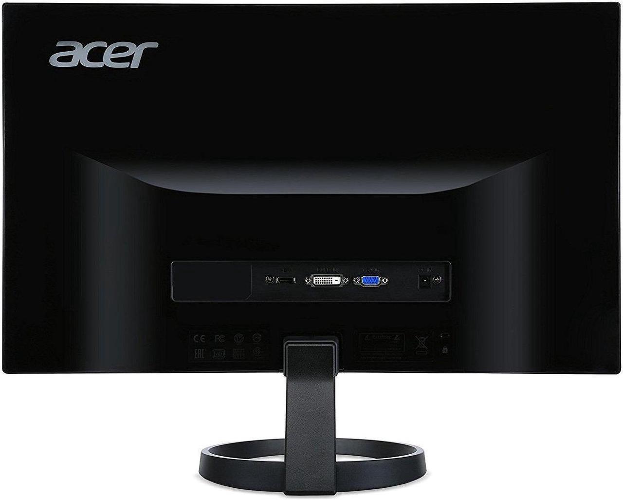 Alt view image 8 of 20 - Acer R Series R240HY Black 23.8" IPS 4ms (GTG) Widescreen LED/LCD 1920 x 1080 FHD, Slim Frameless and Eco Friendly Design, Built-in Speaker, HDMI and USB Type-C