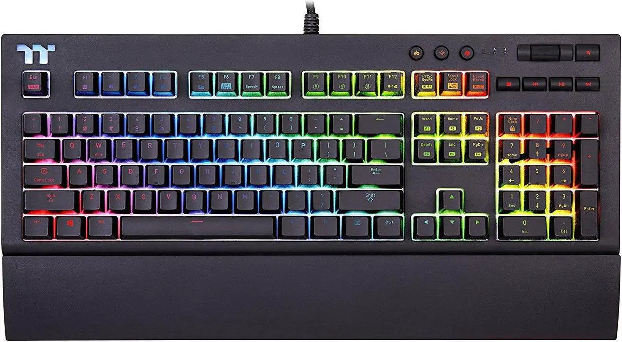 Main image of Tt eSPORTS TT Premium X1 Cherry Mx Blue RGB Gaming Keyboard - KB-TPX-BLBRUS-01