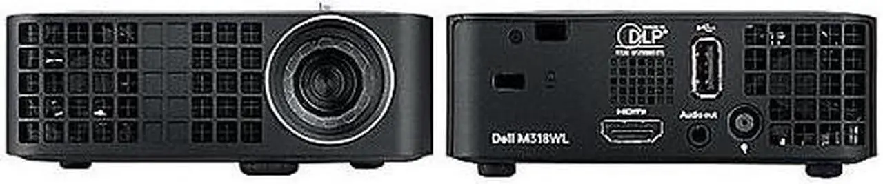 Alt view image 8 of 11 - Dell Mobile Projector M318WL 500 ANSI lumens WXGA (1280 x 800) 16:10