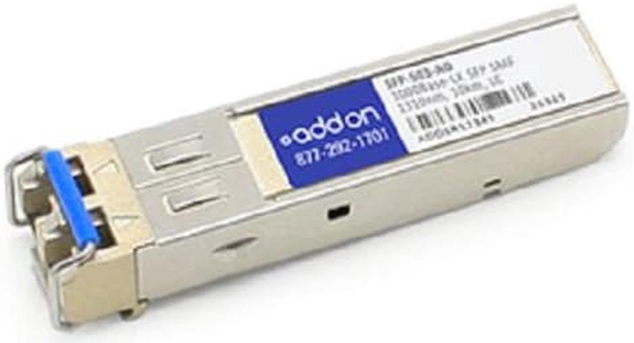 Alt view image 2 of 13 - AddOn Gigamon Systems SFP-503 Compatible TAA Compliant 1000Base-LX SFP Transceiver (SMF, 1310nm, 10km, LC)