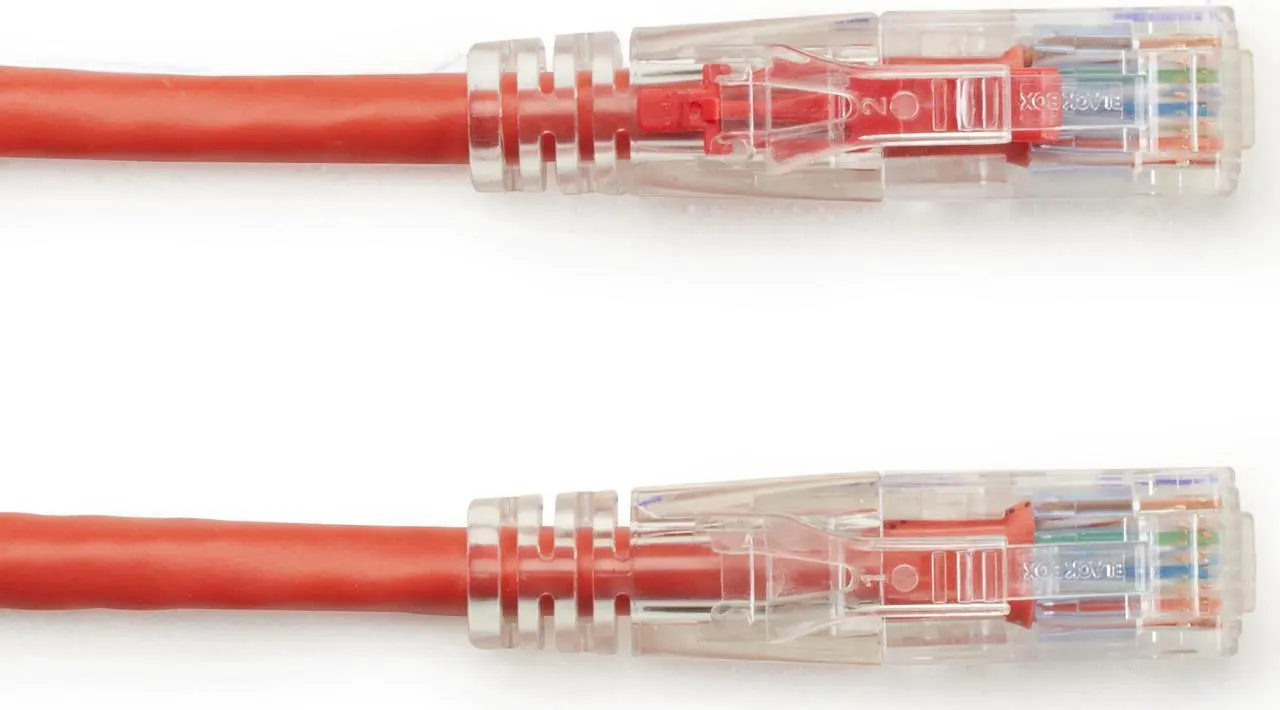 Alt view image 5 of 8 - GigaBase 3 CAT5e 350-MHz Lockable Patch Cable (UTP), Red, 4-ft. (1.2-m)