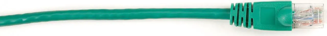 Alt view image 2 of 3 - Black Box CAT6PC-004-GN Box Cat6 Value Line Patch Cable, Stranded, Green, 4-Ft. (1.2-M) - Category 6 For Network Device - 4 Ft - 1 X Rj-45 Male Network - 1 X Rj-45 Male Network - Green