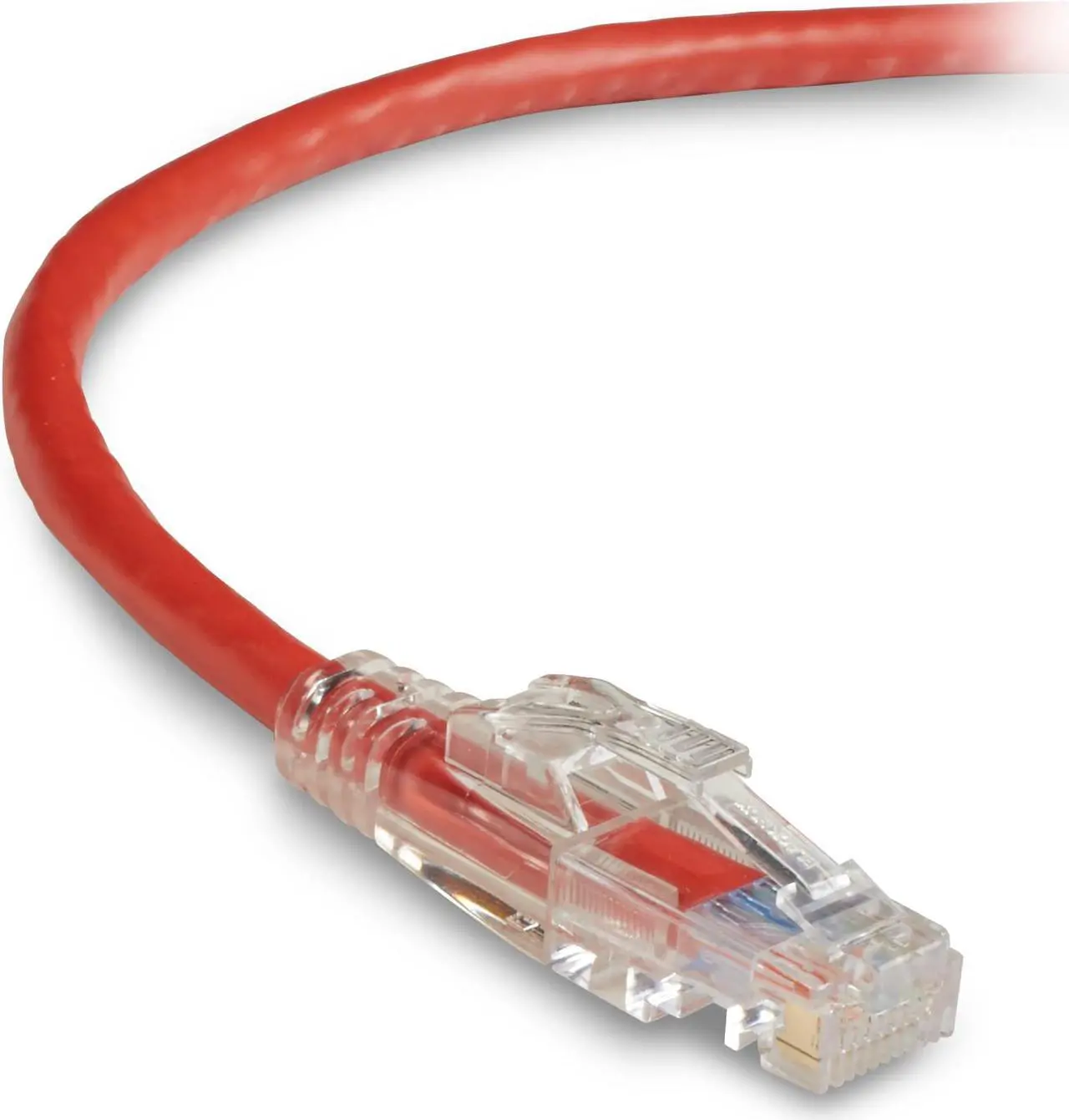 Alt view image 4 of 8 - GigaBase 3 CAT5e 350-MHz Lockable Patch Cable (UTP), Red, 4-ft. (1.2-m)