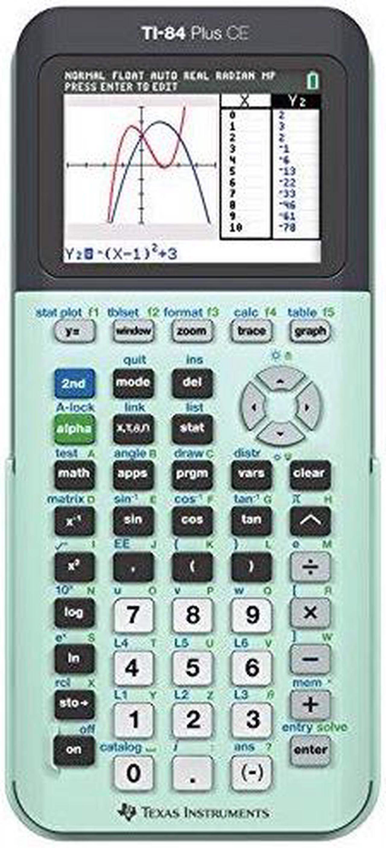 Alt view image 7 of 12 - Texas Instruments TI-84 Plus CE Graphing Calculator - Mint
