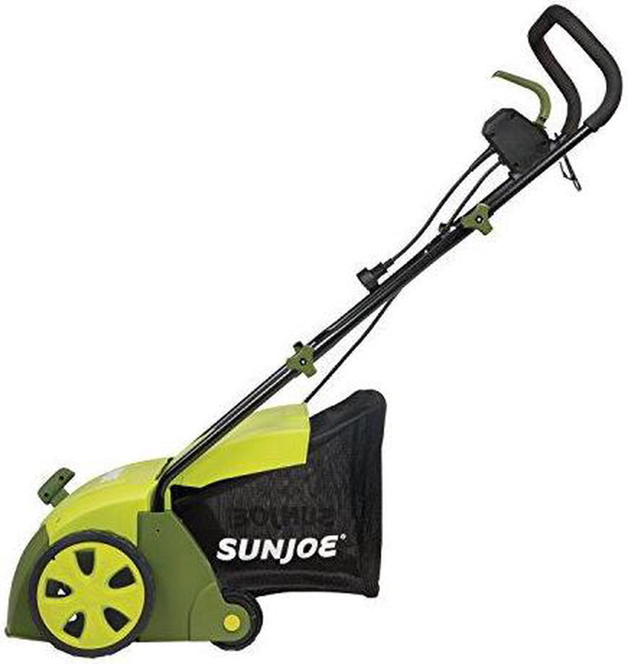 Alt view image 2 of 7 - Sun Joe AJ801E Electric Lawn Dethatcher w/ Collection Bag | 13 inch | 12 Amp | Scarifier