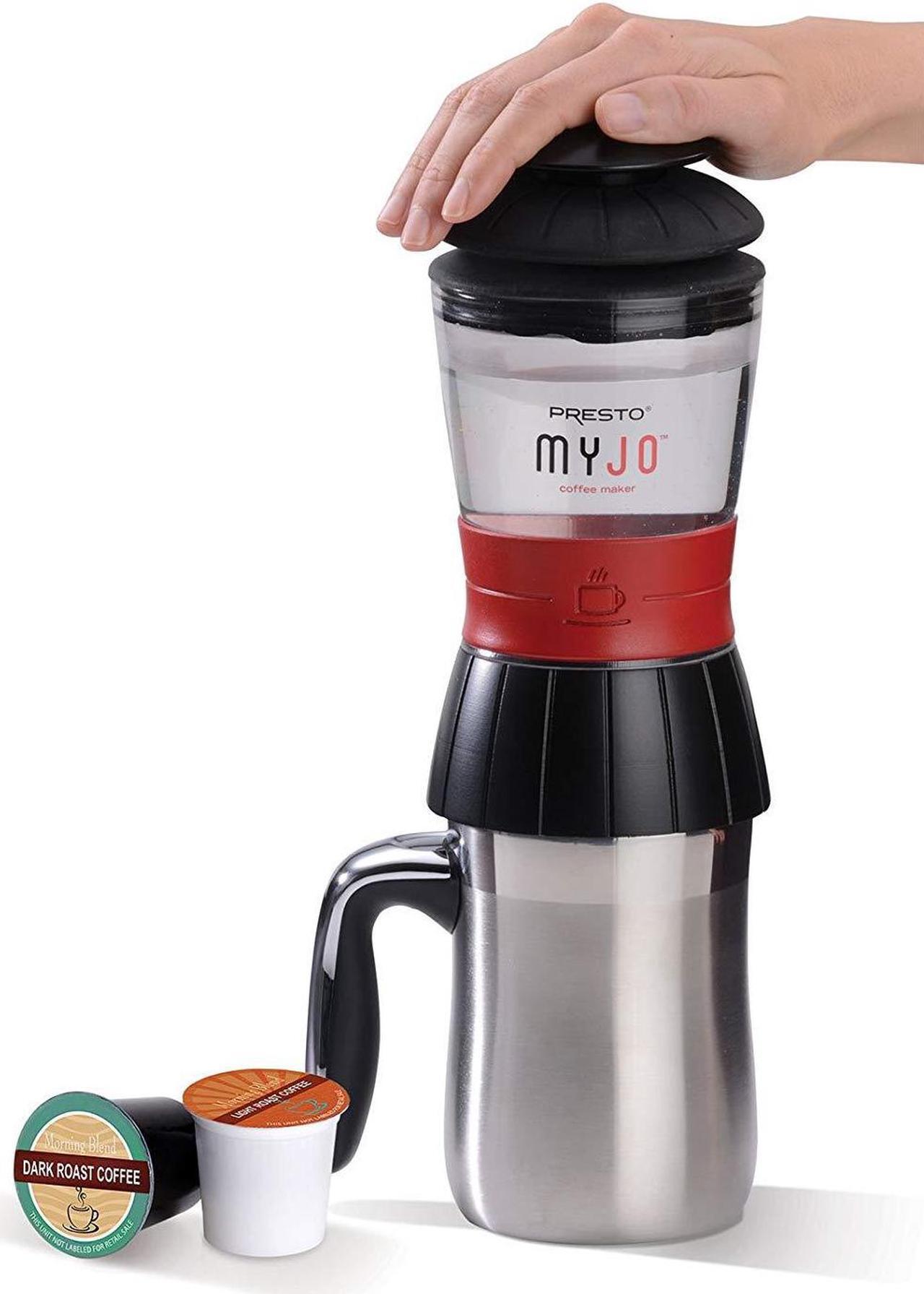 Alt view image 12 of 20 - PRESTO 02835 MyJo Single Cup Coffee Maker, Red